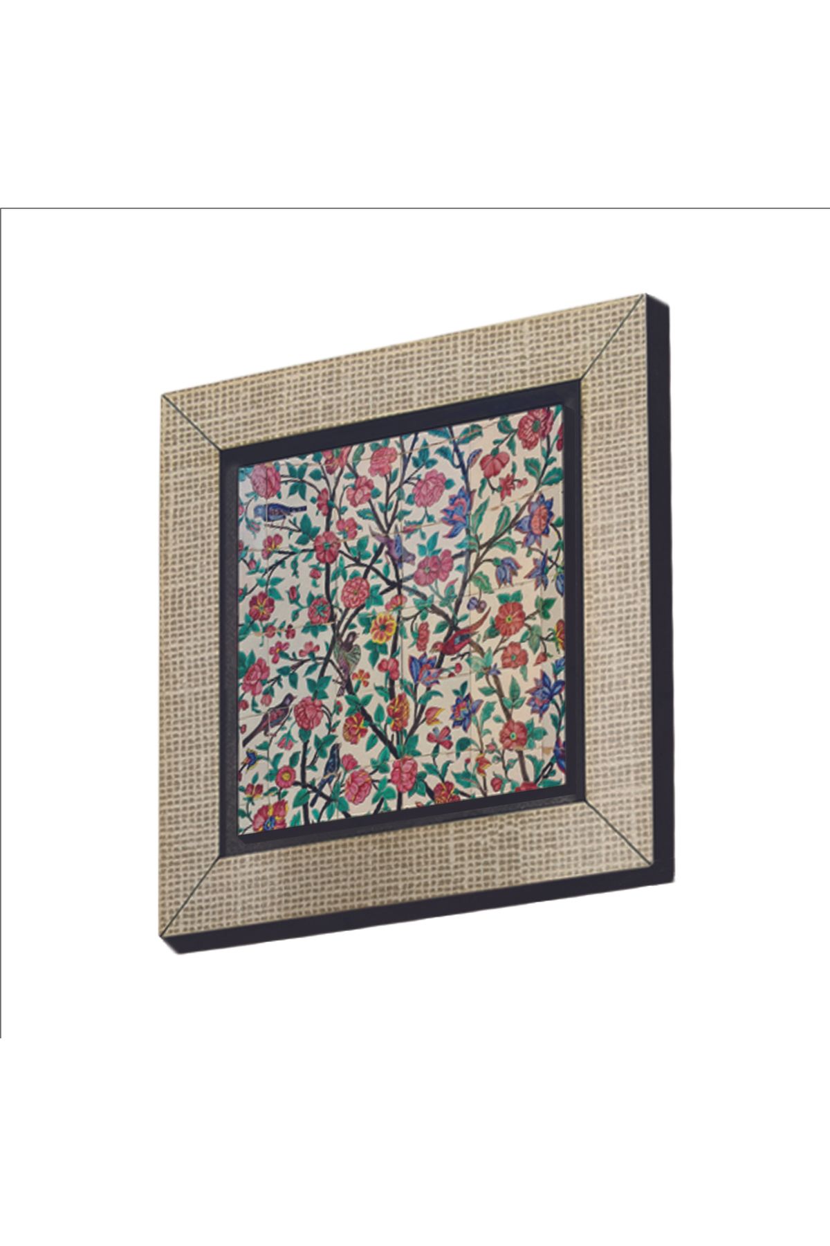 Sadrazam İran Çinisi (Sa'di-yi Şirazi Türbesi) Baskılı MDF Magnet (7 X 7 KD-66)