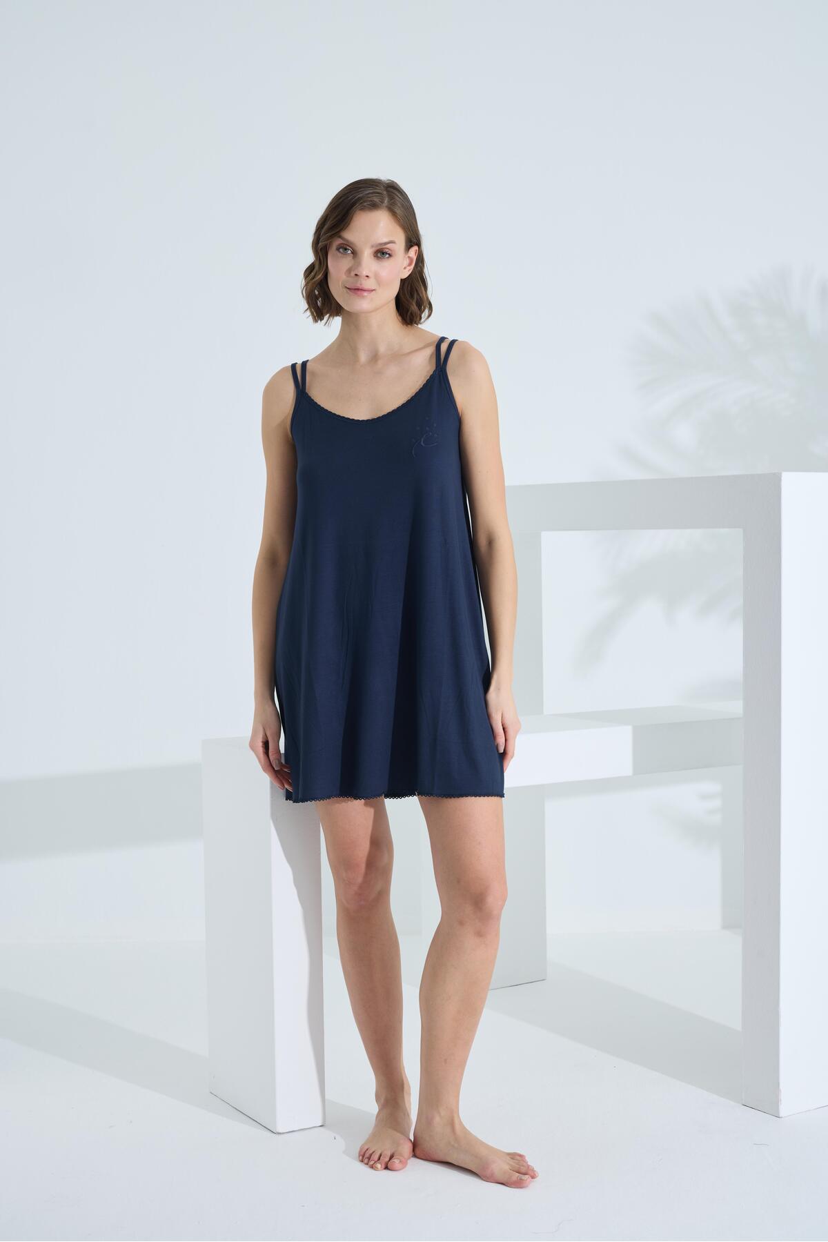 Etoile Bambu Soft Kumaş Ip Askılı Elbise 72103