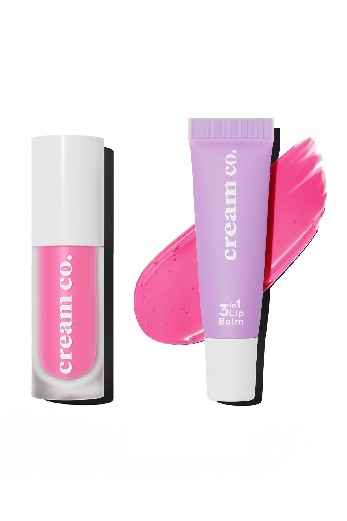 Glow Tint & 3in1 Lip Balm | Bubblegum Pink | Nemlendirici Makyaj | Hyaluronik Asit Seramid Peptit