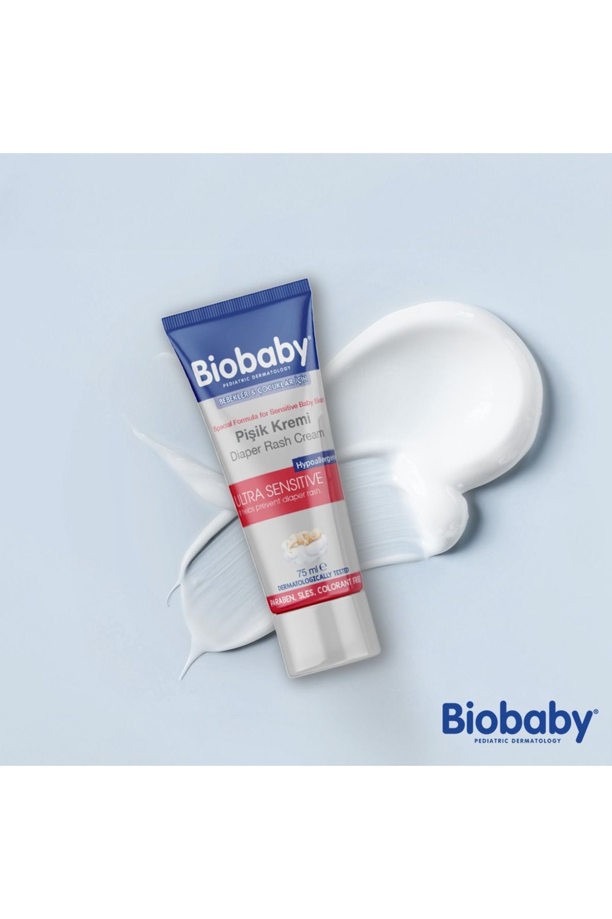 Biobaby-كريم طفح الحفاضات للأطفال والرضع فائق الحساسية 2 × 75 مل 4