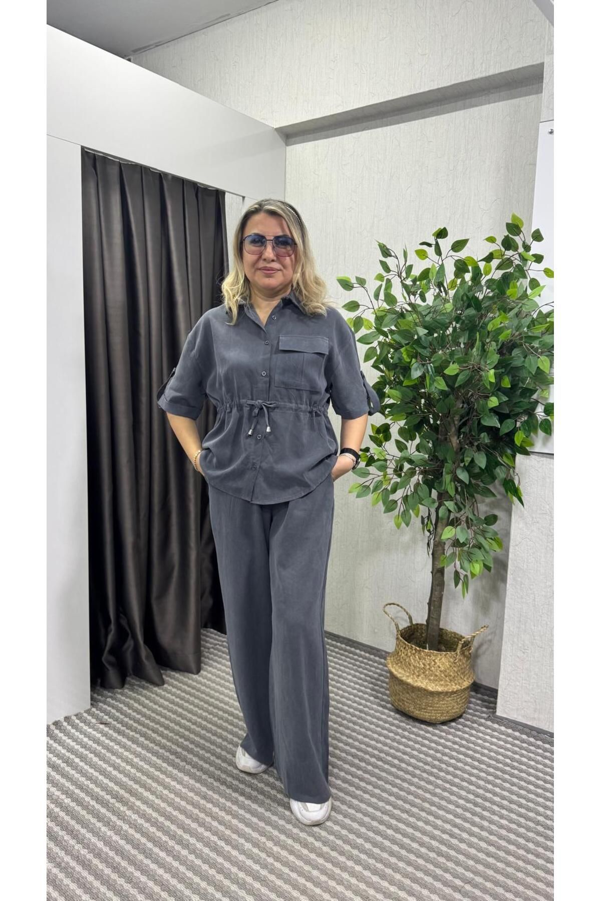 BengüşButik Premium Kaliteli Gömlek Pantolon İkili Takım
