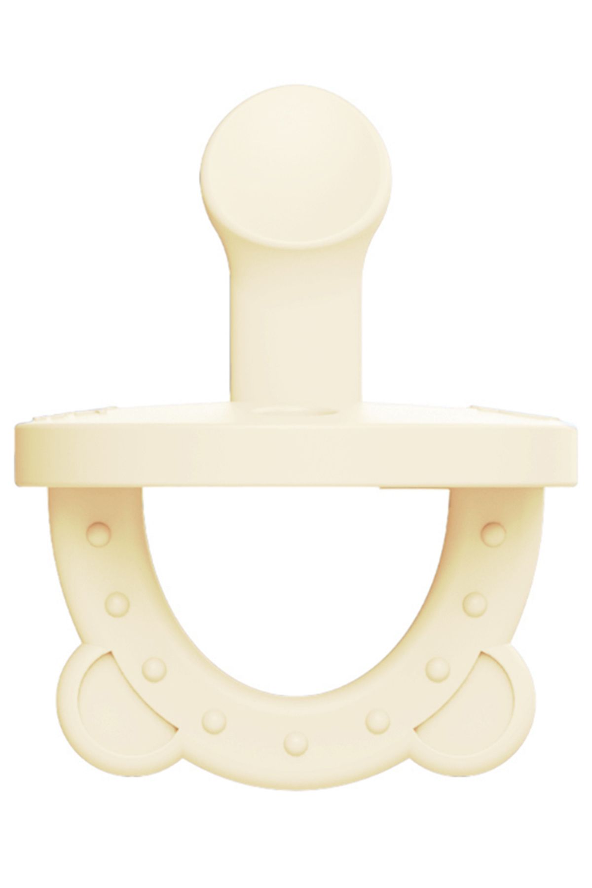 LujoBear Safe&Joy-Pacifier&Teether Slant Cream 2