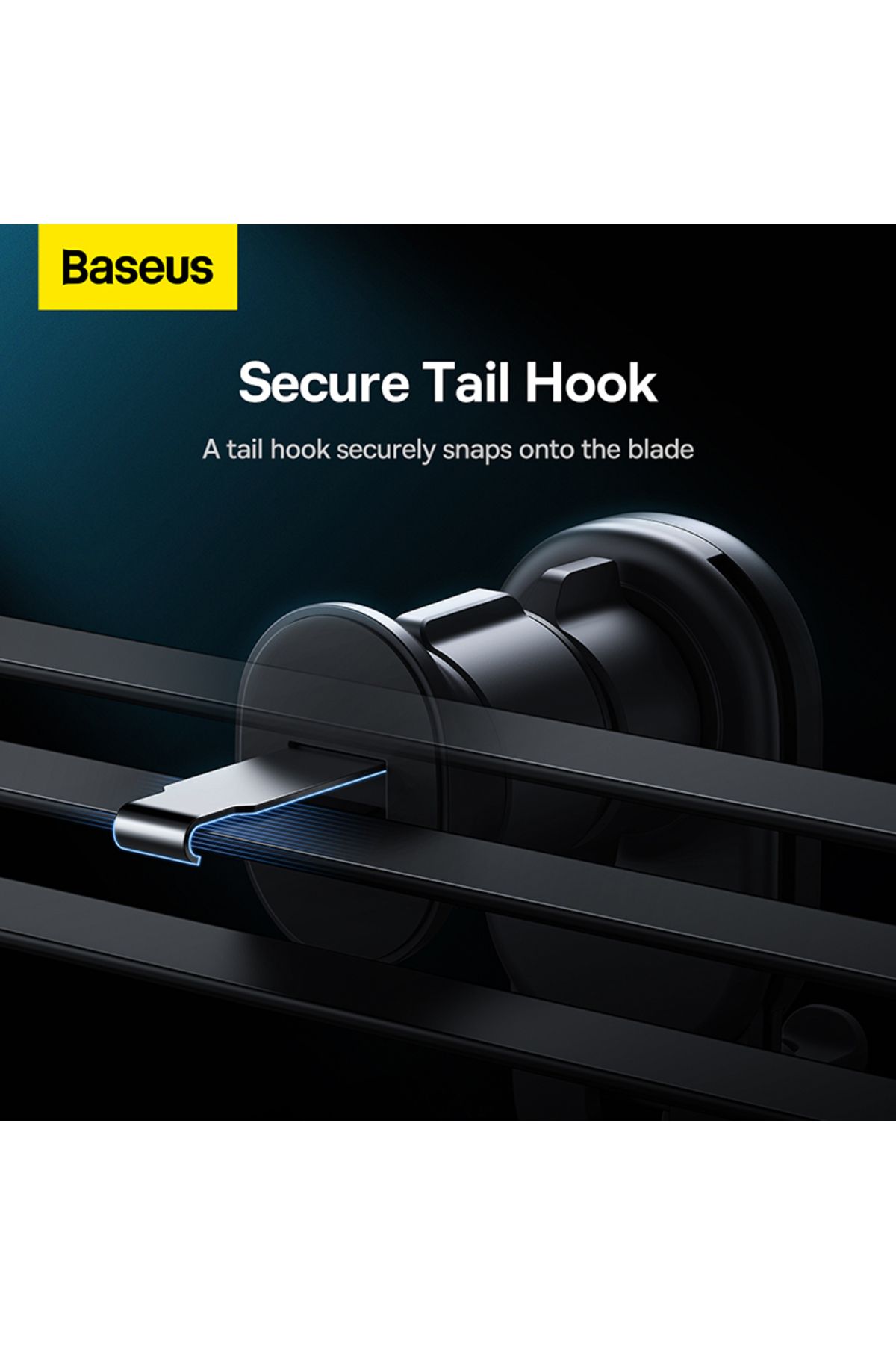 Baseus-Stable Gravitational Car Mount Air Vent Phone Holder Bracket (Air Outlet Version) - Black 6