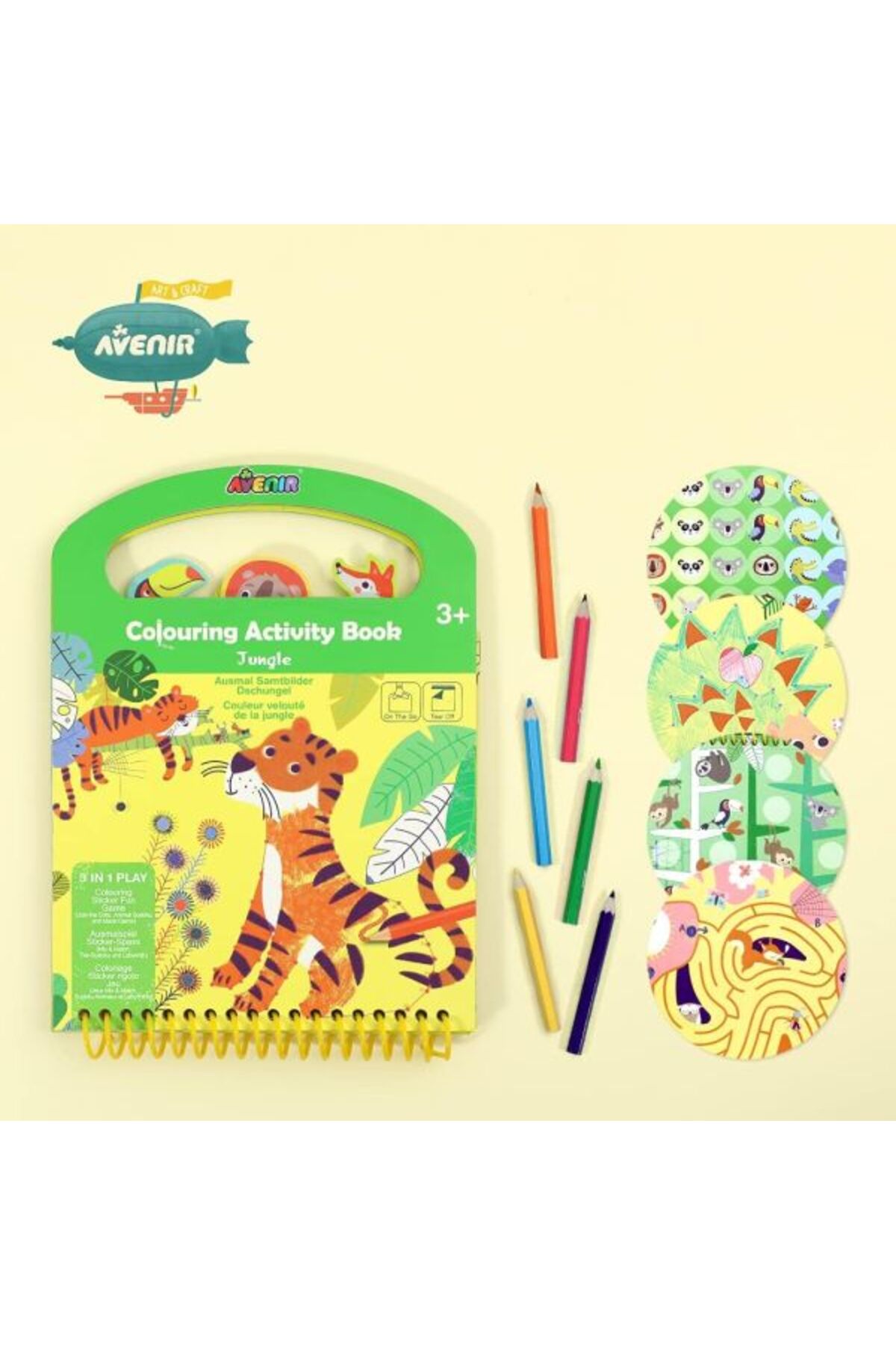 کتاب کار رنگآمیزی آونیر - جنگل