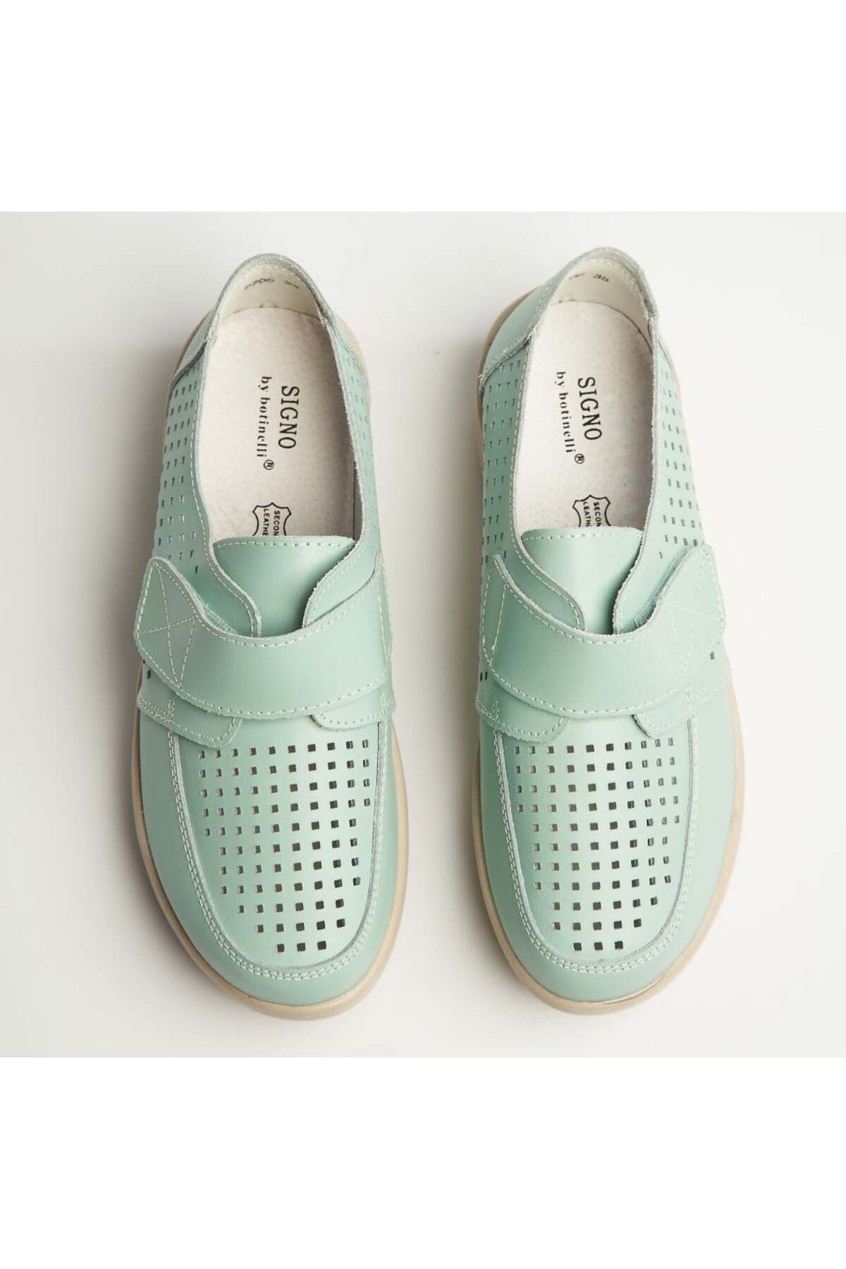 Joana-Women's Loafers Natural Leather Blue Izana 6