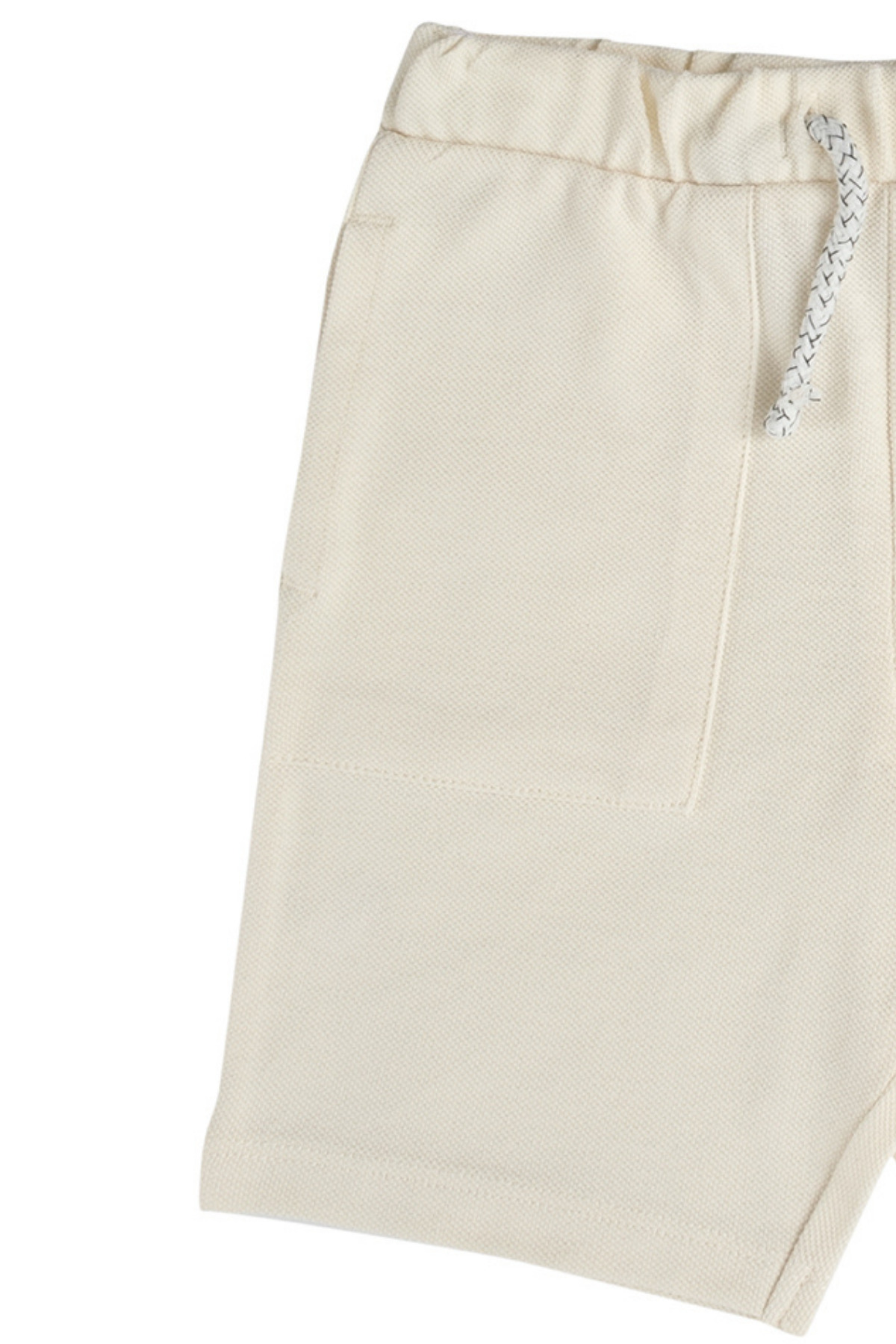 Kyron %100 Pamuk Bağcıklı Cepli Bebek Örgü Şort / Yumuşak ve Rahat Kumaş / Farklı Renk Seçenekleriyle fotoğrafı 4 (önizleme)