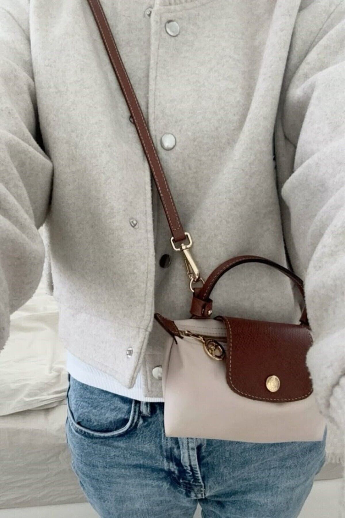 Timeless-Le Plıage Pouch with Handle 4