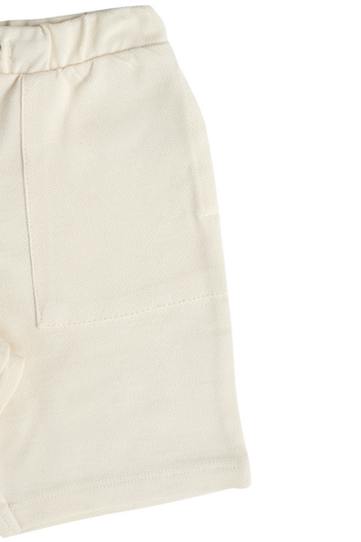 Kyron %100 Pamuk Bağcıklı Cepli Bebek Örgü Şort / Yumuşak ve Rahat Kumaş / Farklı Renk Seçenekleriyle fotoğrafı 3 (önizleme)