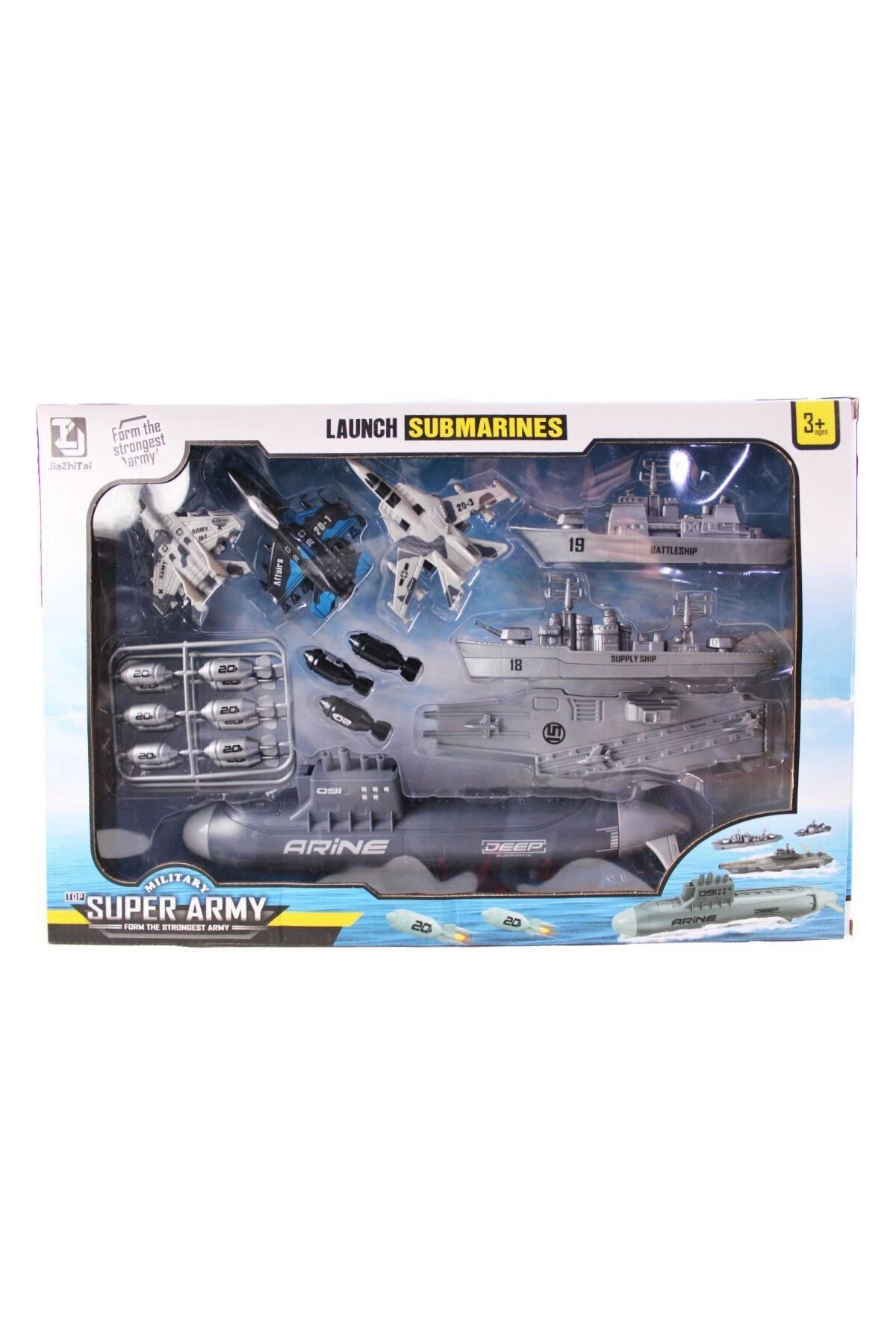 Eldenör Kzl-t074 Denizaltılı Savaş Oyun Seti -kızılkaya Oyuncak