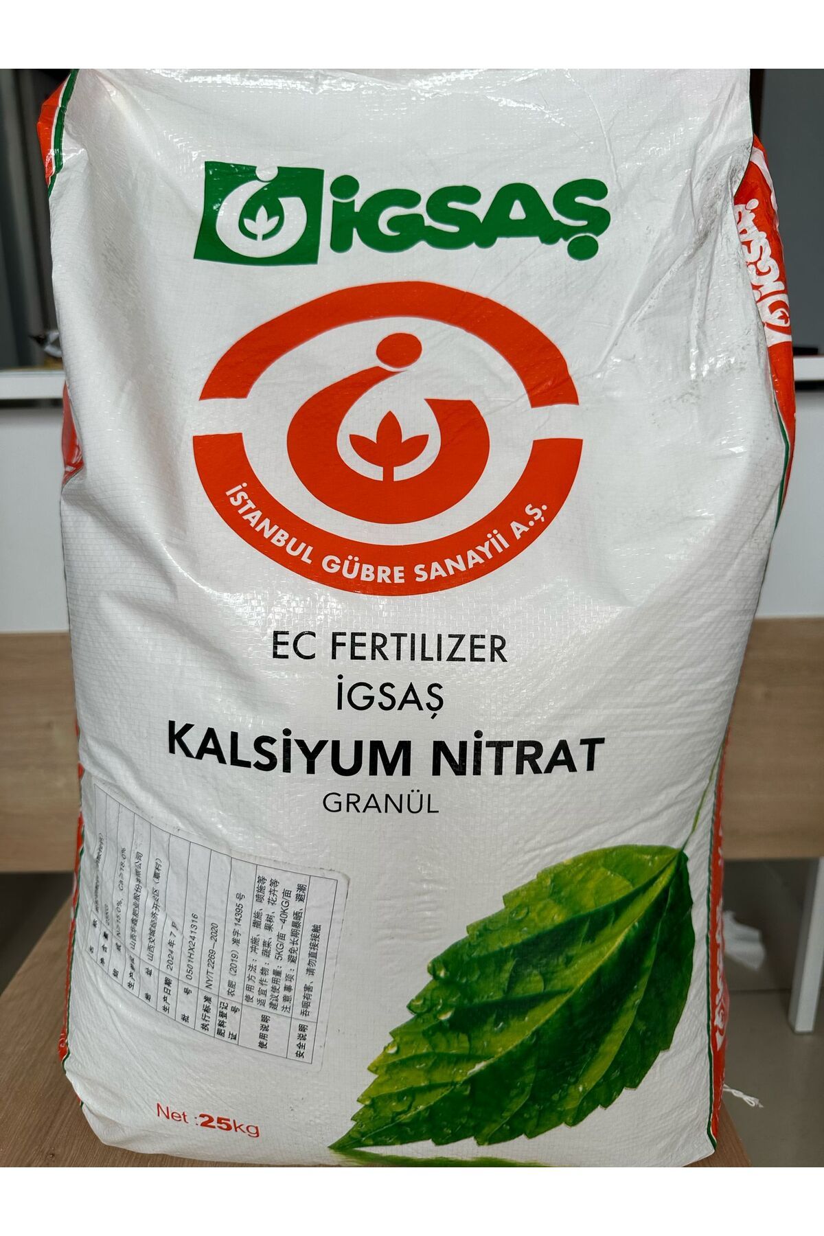 İGSAŞ İgsaş Kalsiyum nitrat 25kg