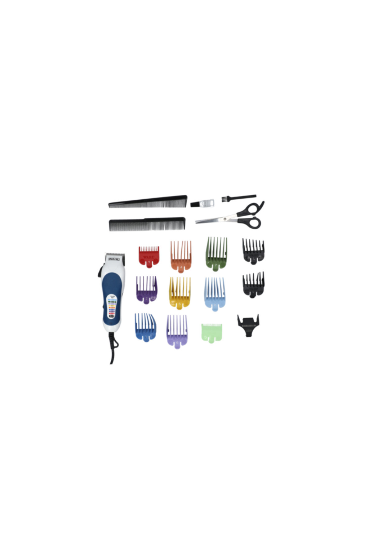 Wahl-20-Piece Compact and Portable Design Color Coded Hair Cutting Kit Multicolor 3