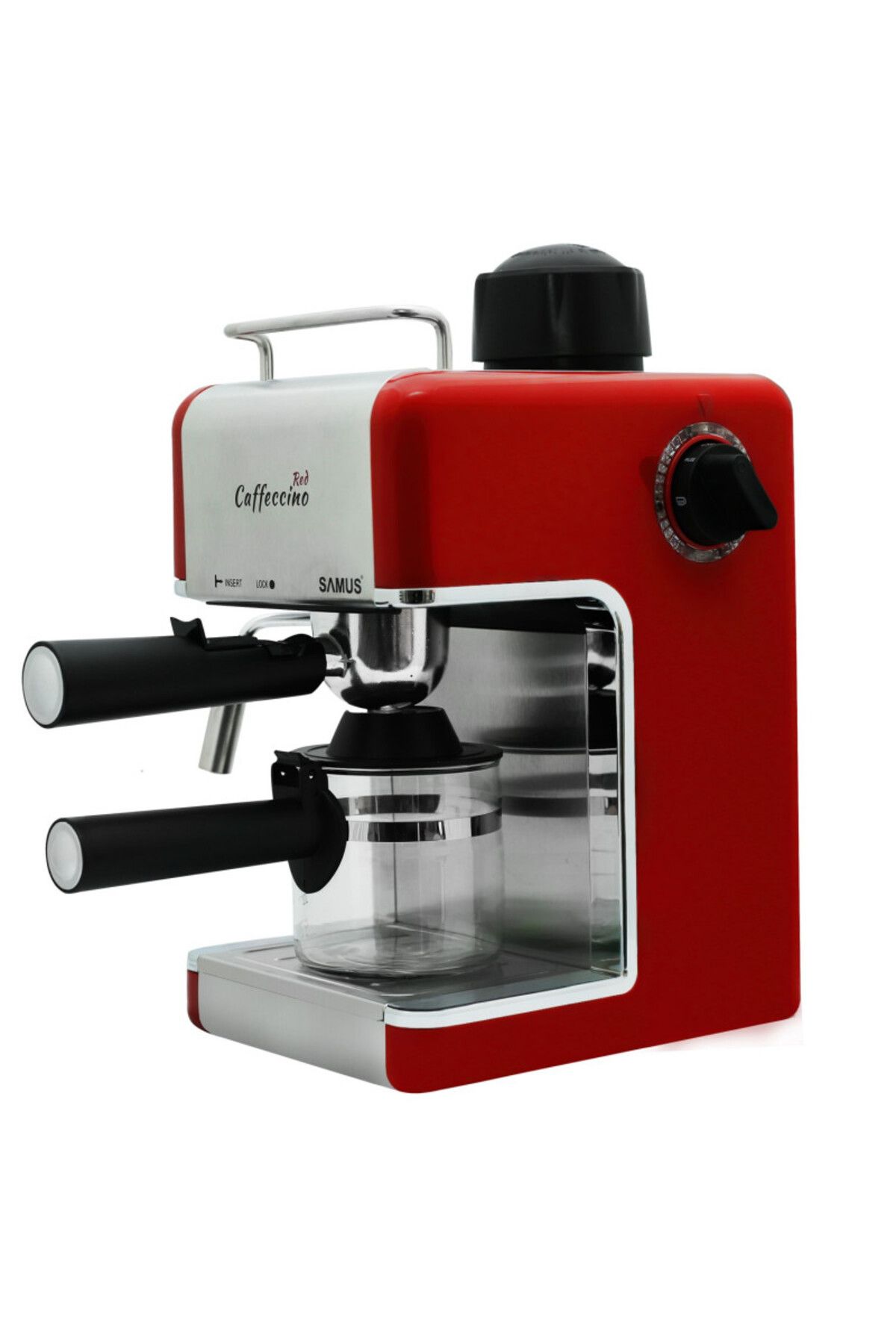 Samus-Espressor Samus Caffeccino 800W abur 3.5 bari 240ml Red 1