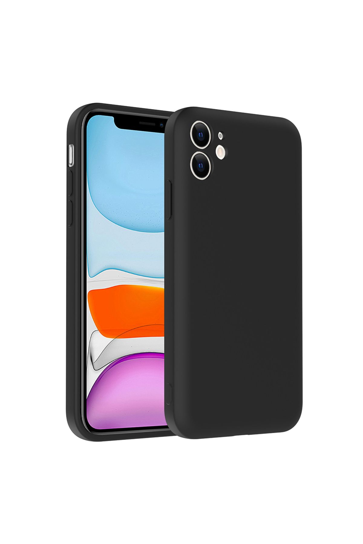 Kupa iPhone 11 Kılıf Kamera Korumalı Kartlık Hazneli Silikon Kapak