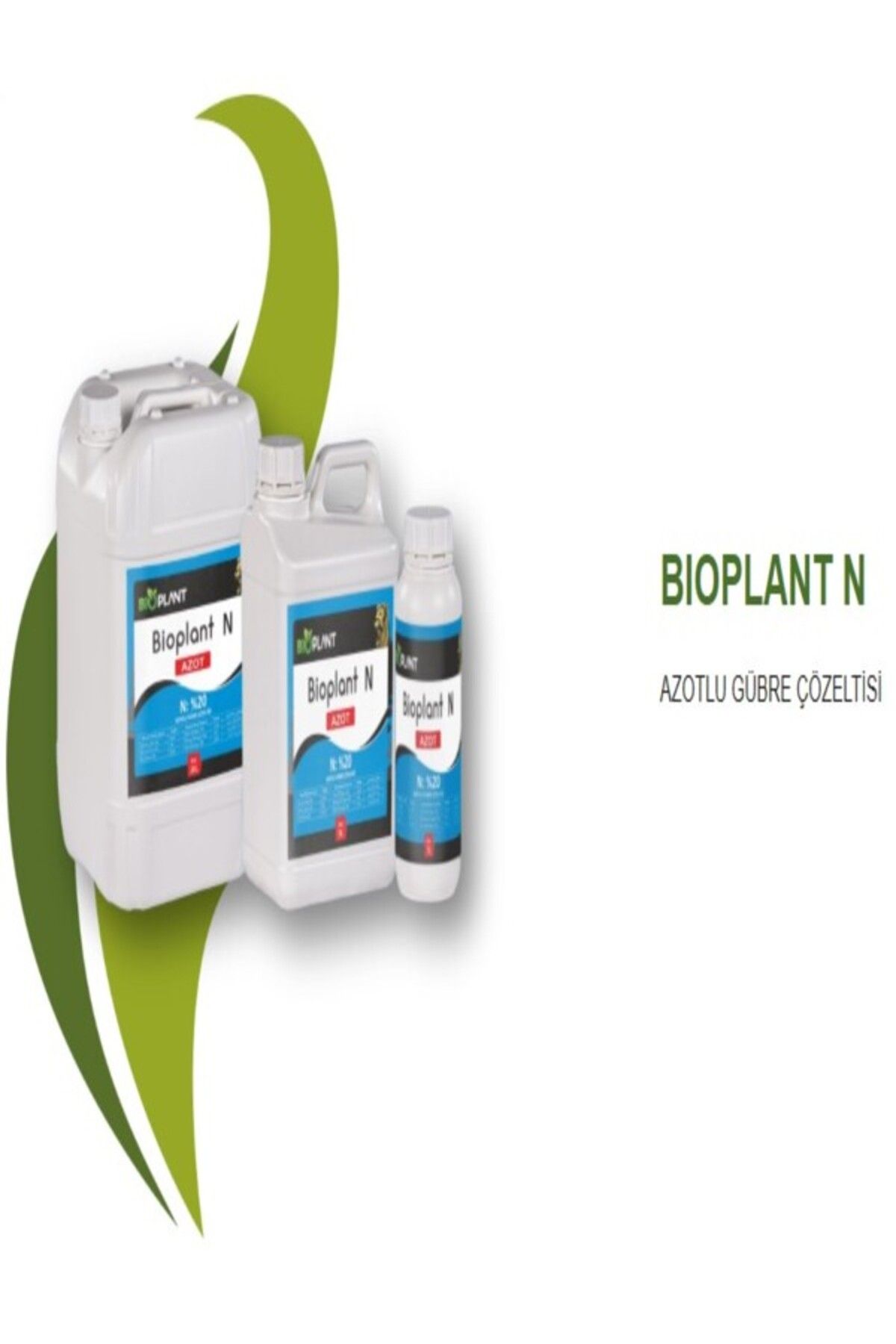 BIOPLANT N Azotlu Sıvı Gübre %18 Toplam Azot Hızlı Etki 1 Lt Sebze, Meyve, Tahıl ve Sera Bitkileri