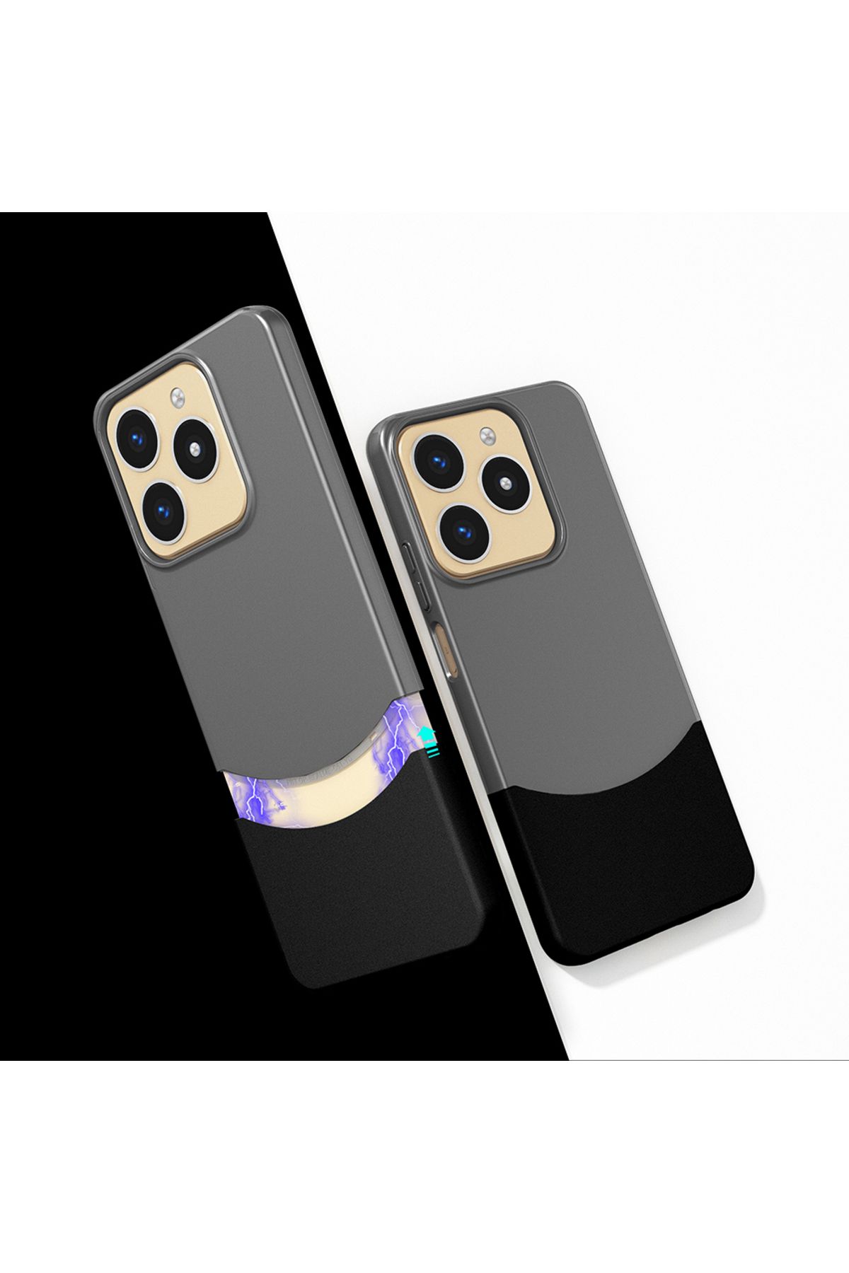 Zipax Realme Note 60 Kılıf Mıknatıslı Arka Kapak Zr-Duble