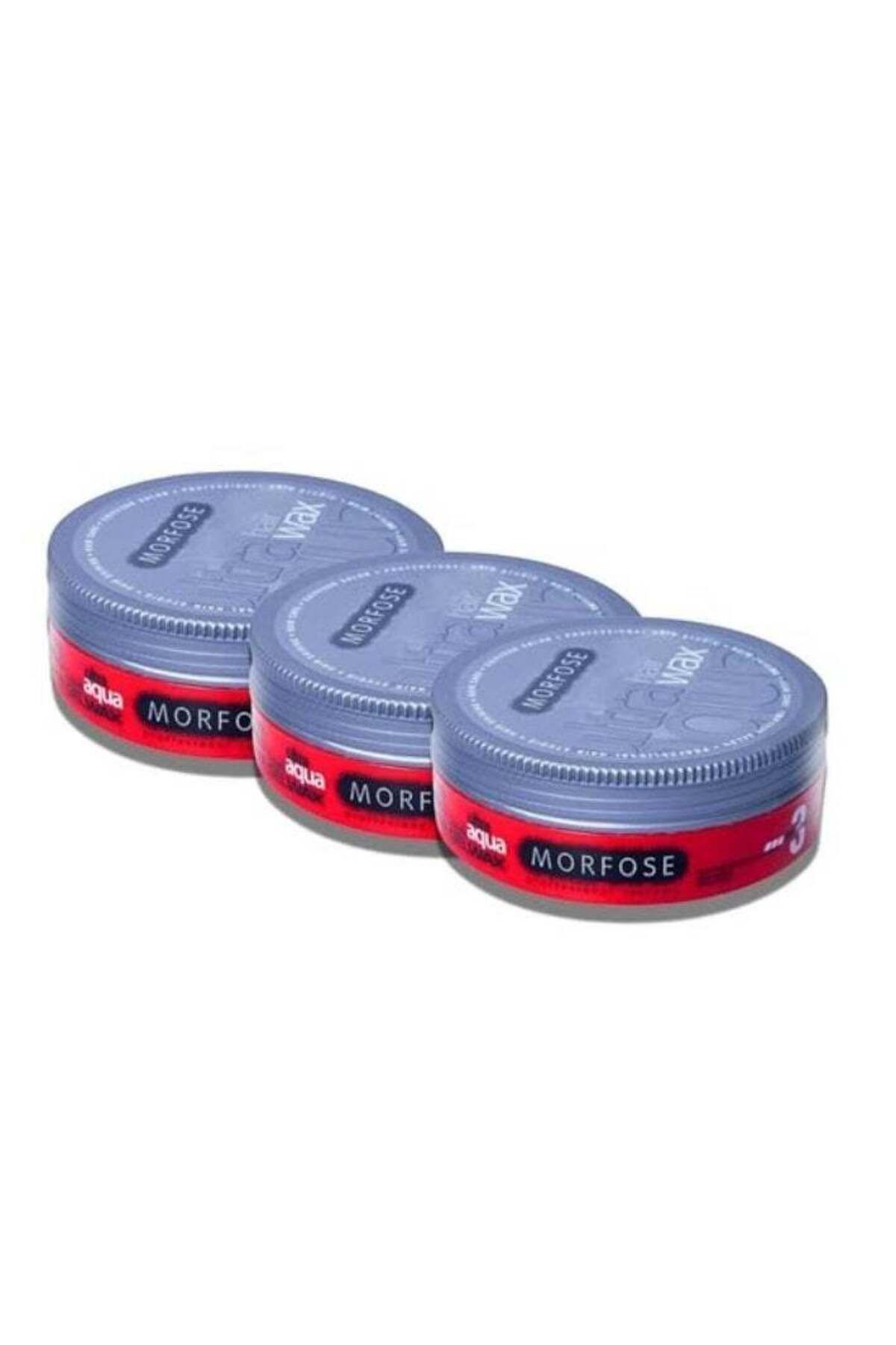 Morfose-Ultra Aqua Hair Gel Wax 175ml - 5-Pack Flexible Hold & Natural Shine 1
