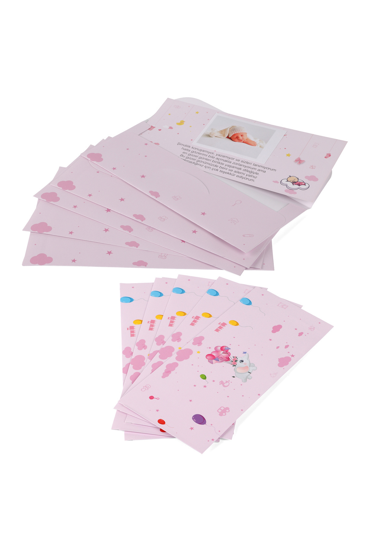 Touch Your Memories İkizlere Özel Hoşgeldin Bebeğim Kız Bebek Kutusu fotoğrafı 4 (önizleme)