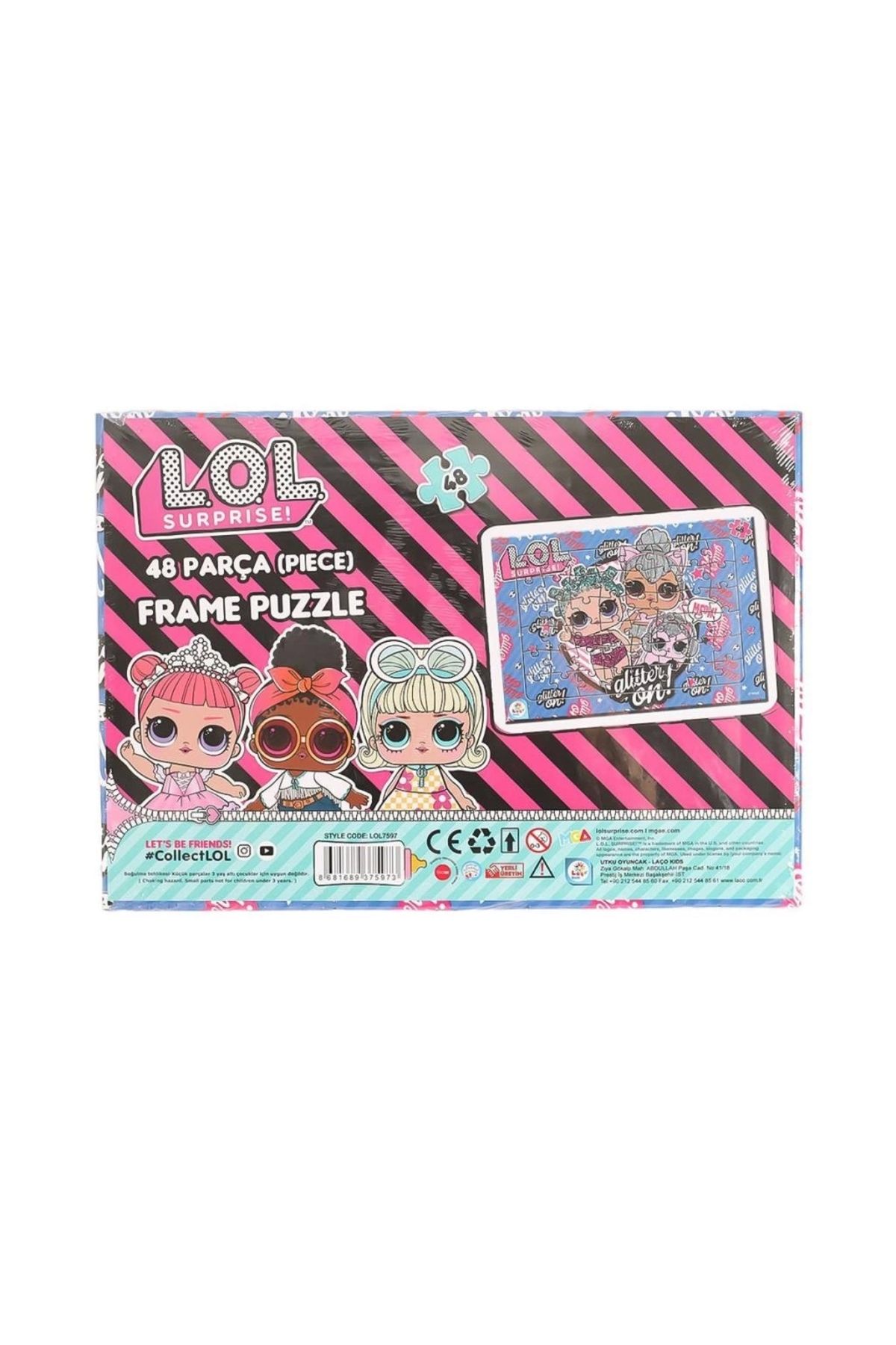 KdrElektronik-LOL7597 LOL Frame Puzzle 48 Pieces -Laço 4