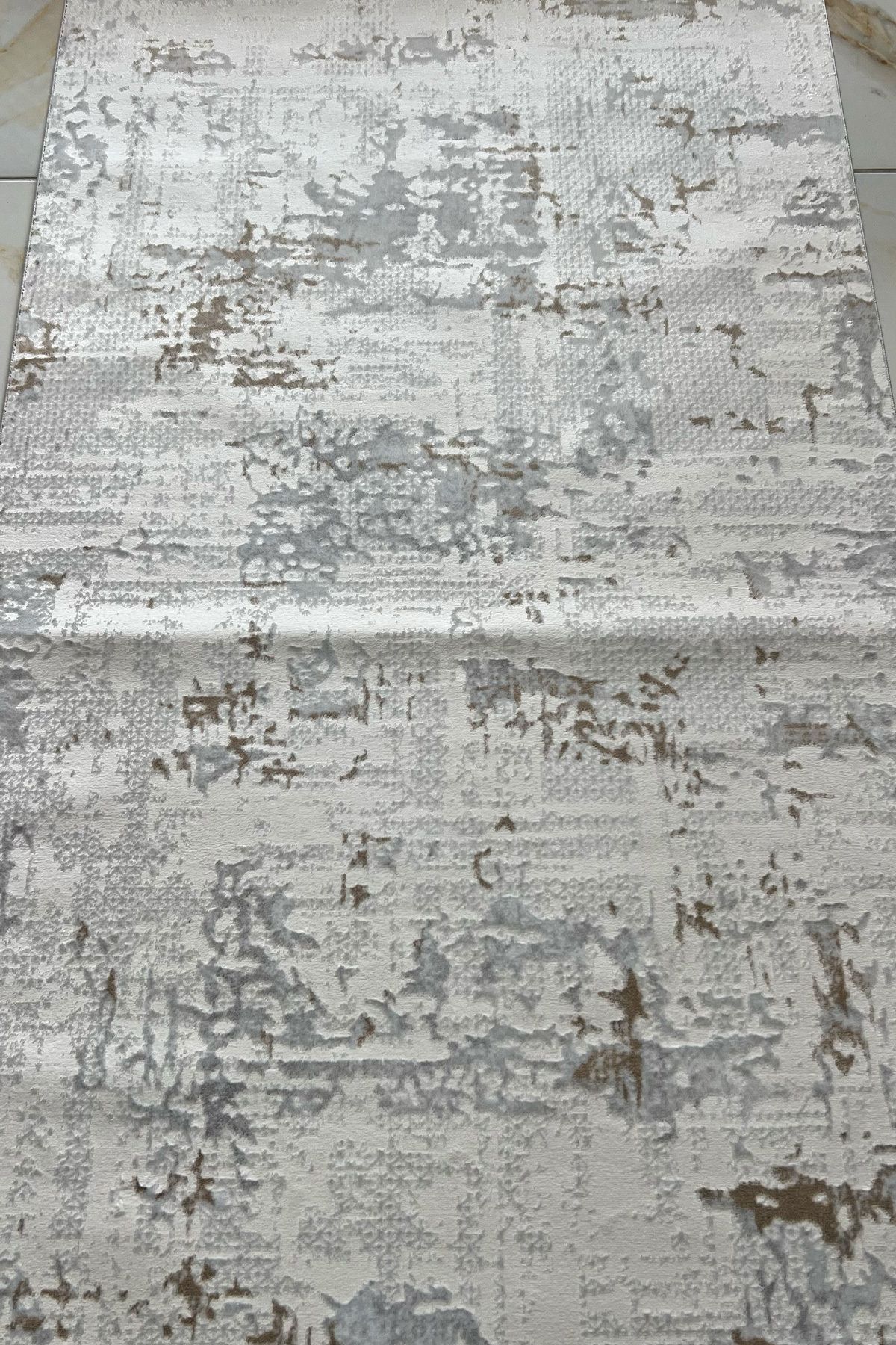 Saylan Store Bambu İnce Mevsimlik 3 Boyutlu Kaymaz Taban Kesme Halı