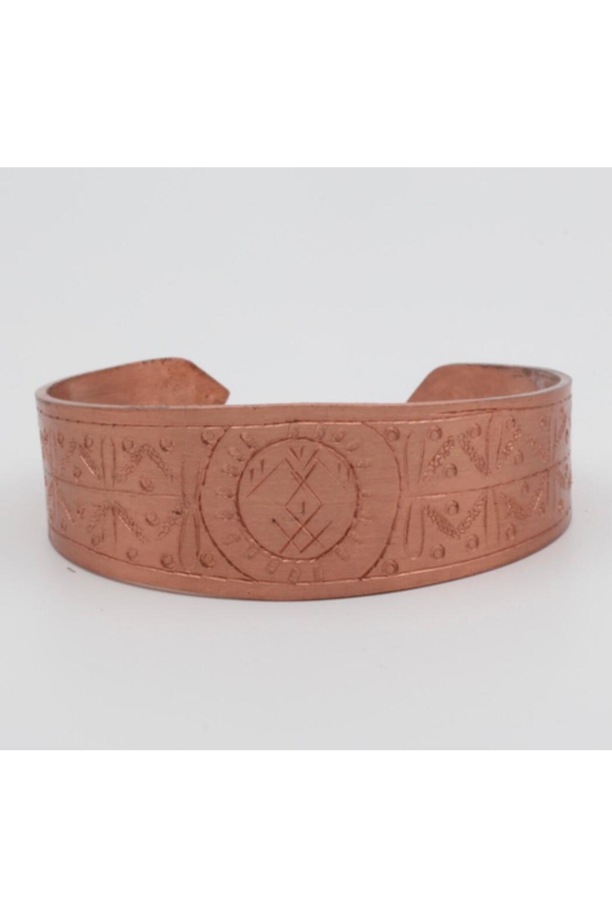 ANTEPSEPETİ-Copper Red Patterned Bracelet 2