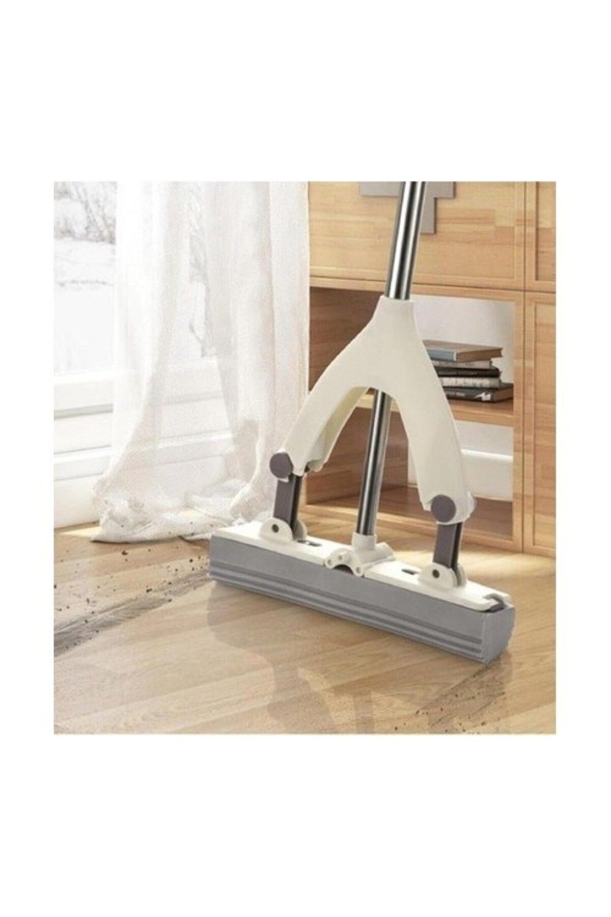 Qerhome Yeni Nesil Sünger Mop Kelebek Mop Pva (Tek Bezli) Yedeksiz