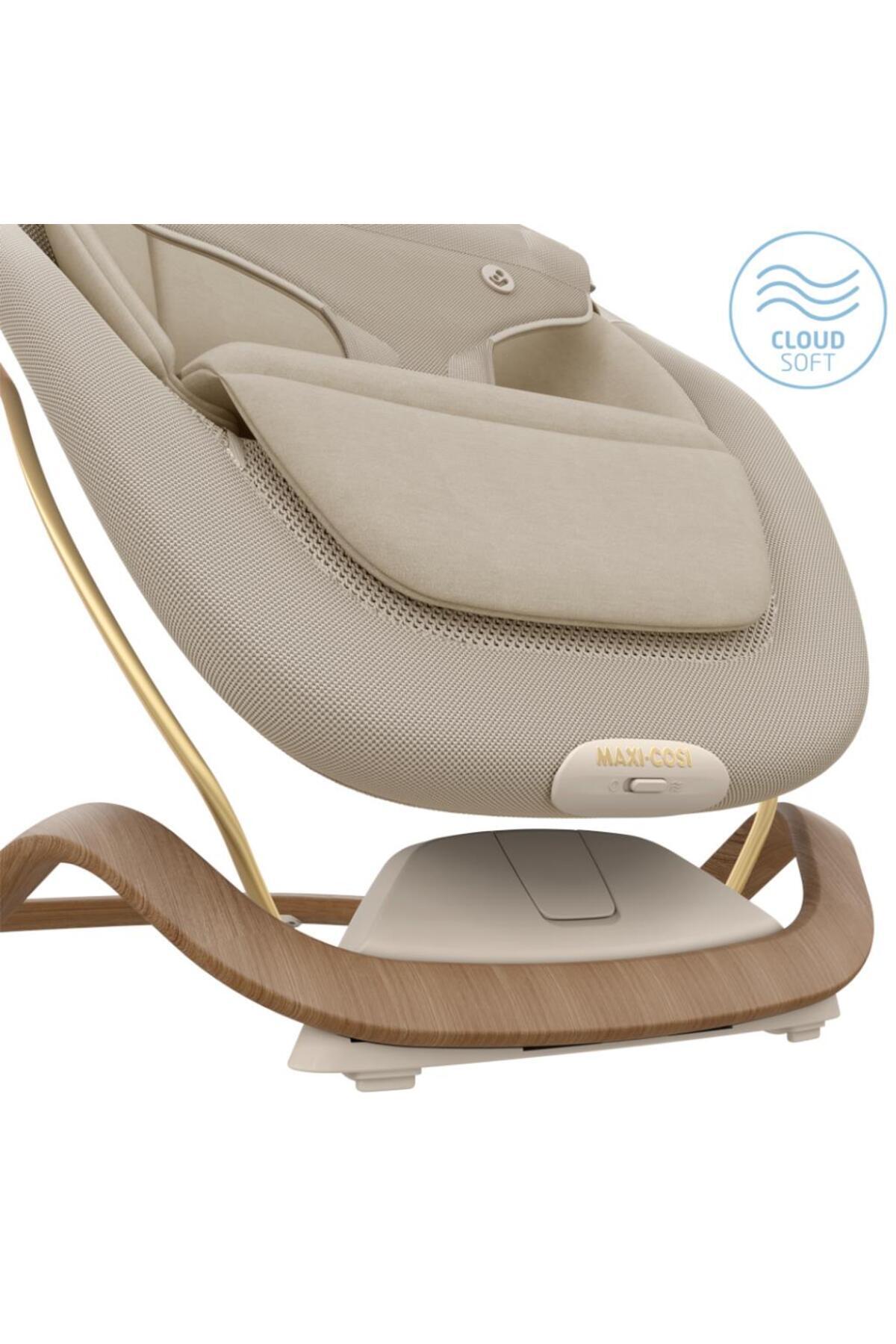 Maxi-Cosi Dove Pro Cloudsoft Titreşimli Sezgisel Sallanan Ikonik Tasarım Ev Tipi Ana Kucağı Elegance Beige fotoğrafı 6 (önizleme)