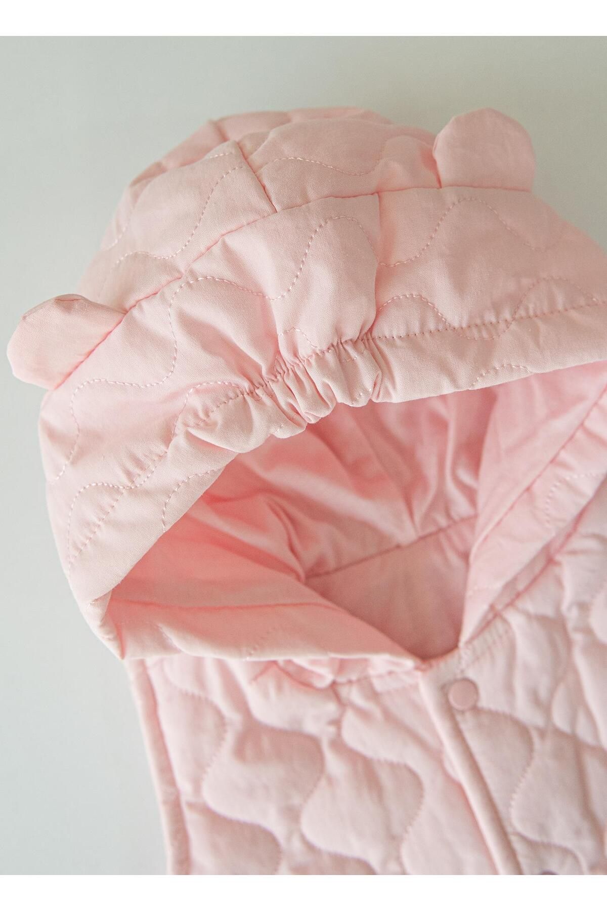 kitikate-Quilted Vest Pink 3
