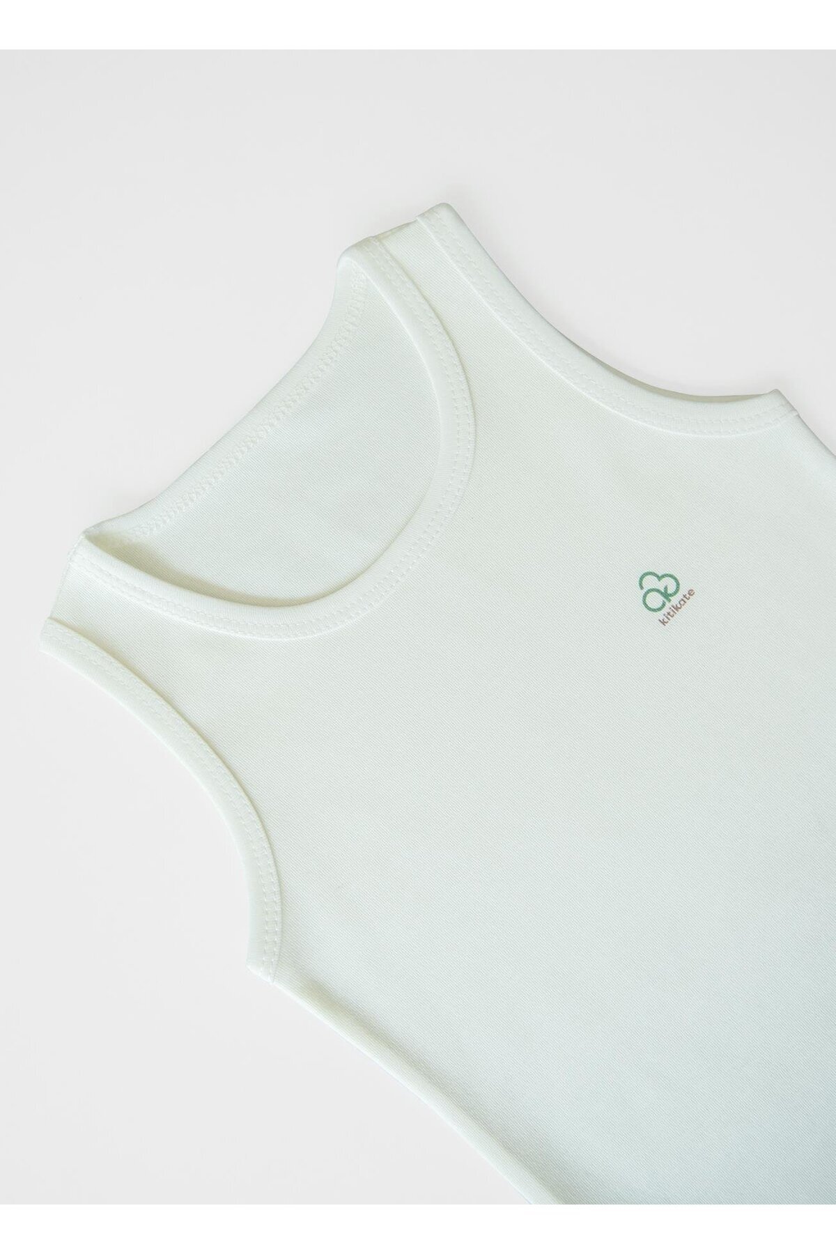 kitikate Organik New Basic Uzayan Atlet Body Bebek Boy Ekru fotoğrafı 3 (önizleme)