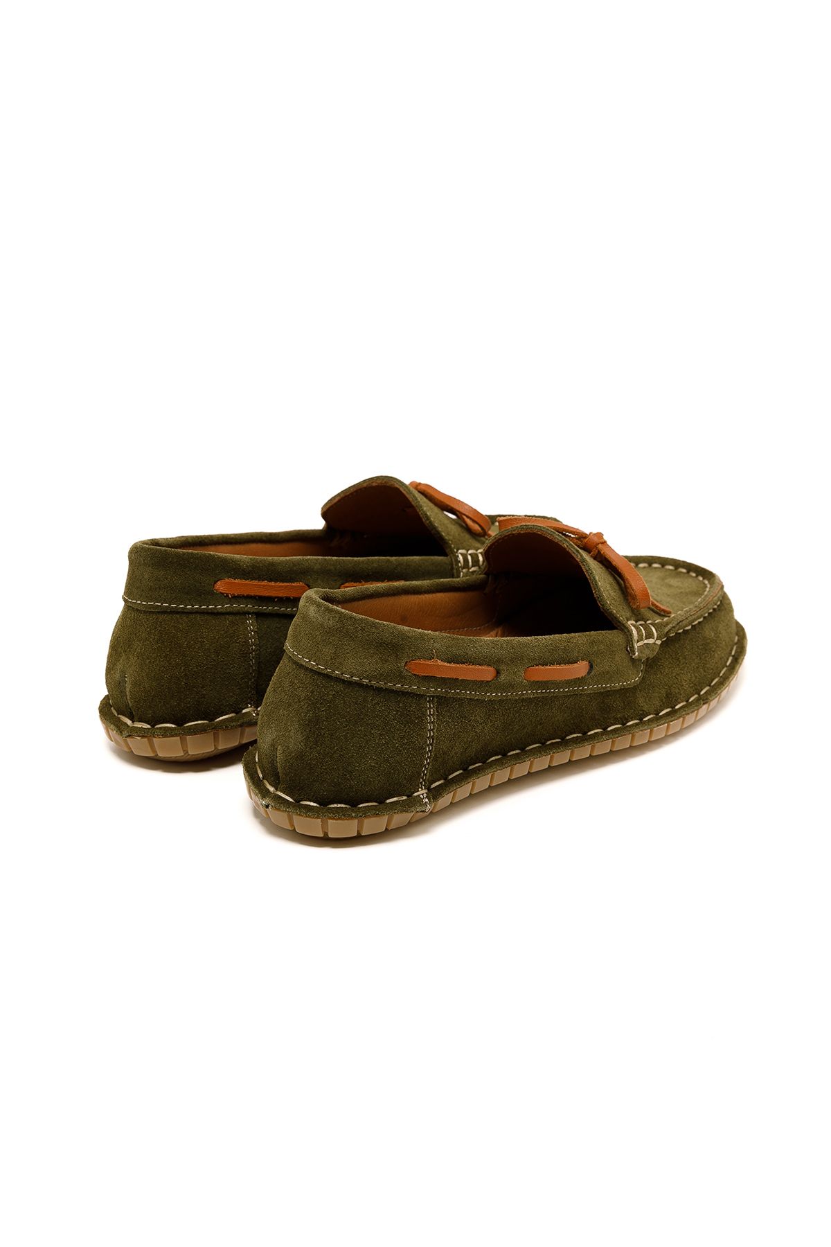 John May-Women / Girls Oxford (Classic) Rc-25Y-178-M-Shay John May Khaki Suede 5