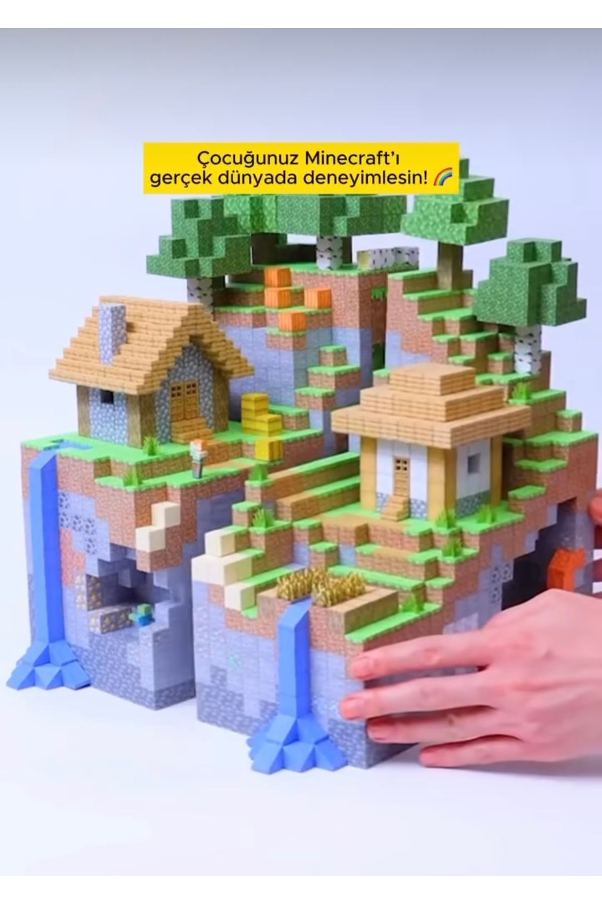 minigimin dolabı Magnet oyuncak blok 100 lu set
