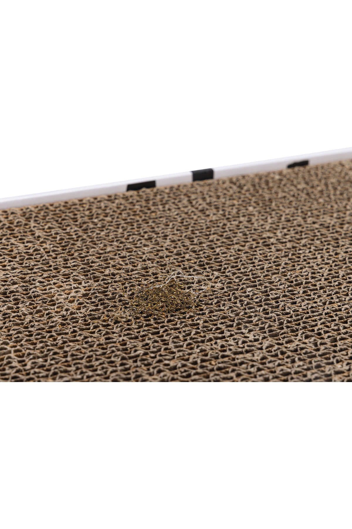 Beeztees-Cat Cardboard Scratching Box and Catnip, 47X24X4,5Cm Almla 3