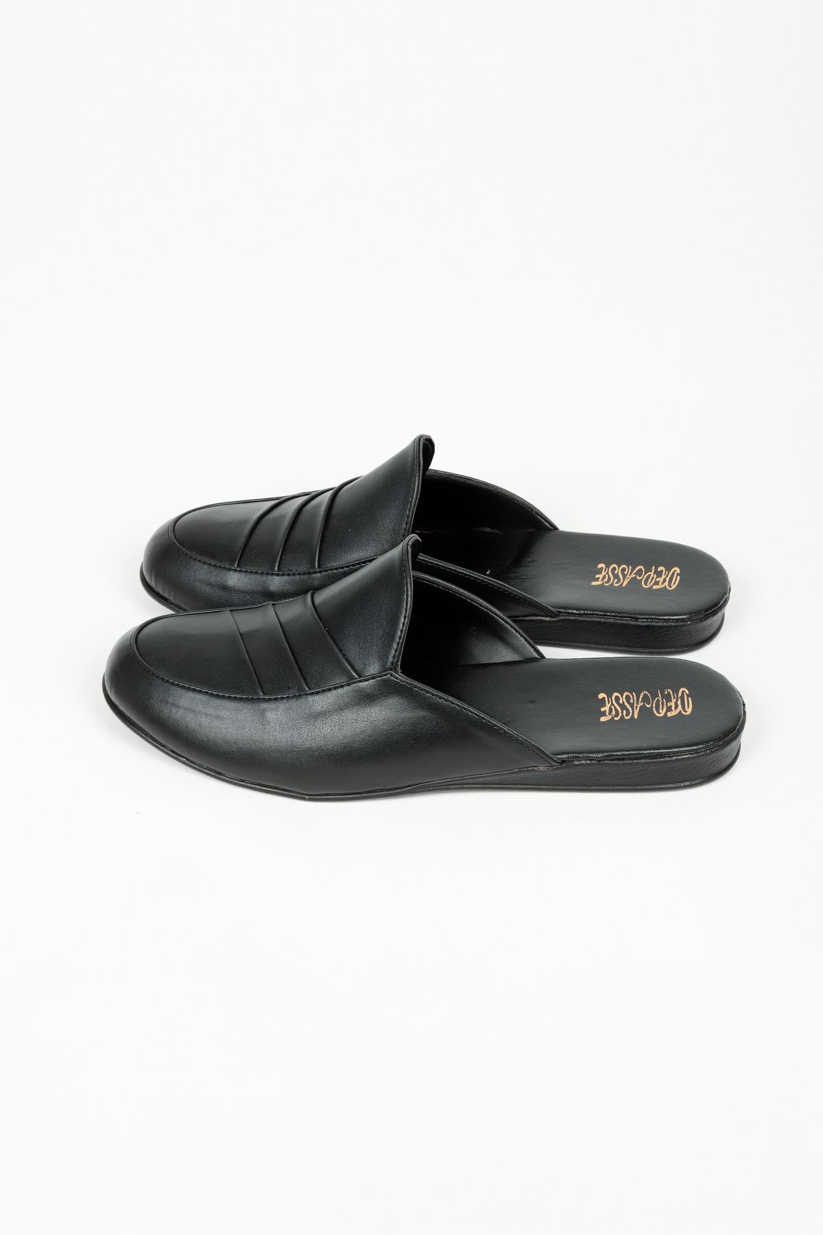 DEPASSE-Black Men's Home Guest Dowry and Groom Slippers 4