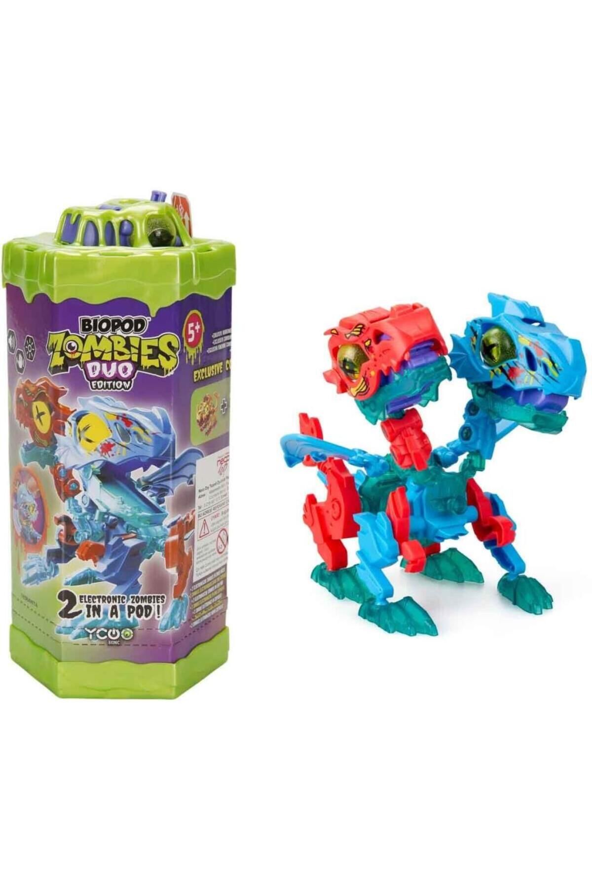 NessiWorld SIL 88694 Sesli ve Işıklı Biopod Zombies Inmotion İkili Dinozor Robot