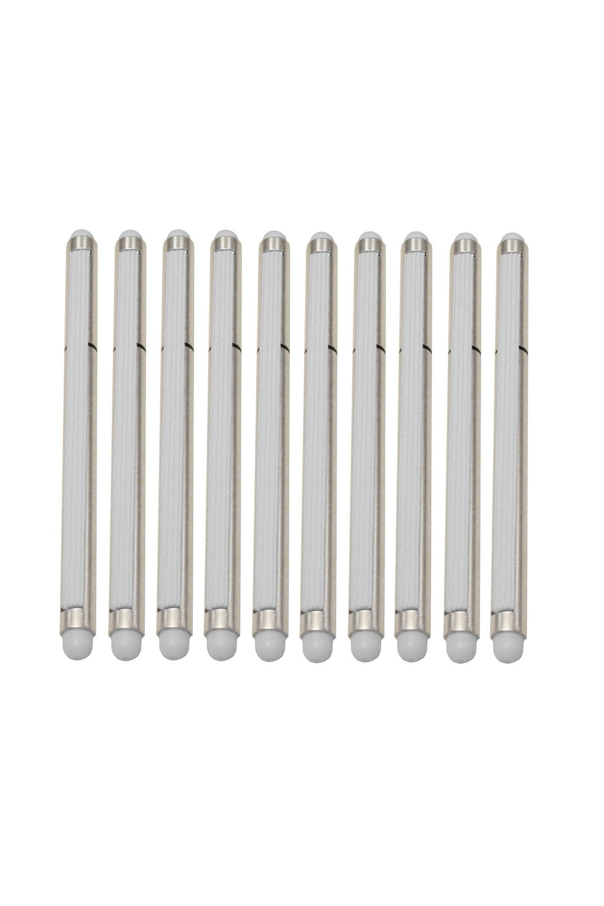 G Golden Case-Set of 10, 2 in 1 Stylus with Cap and Elastic, White 1