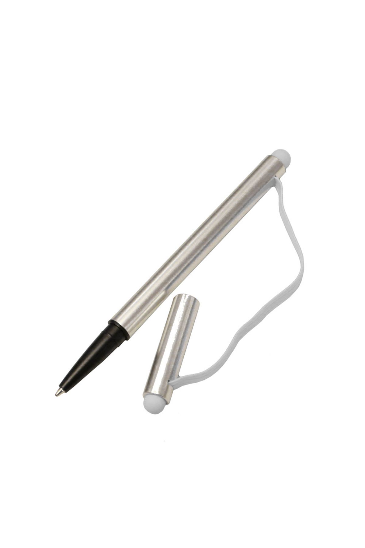 G Golden Case-Set of 10, 2 in 1 Stylus with Cap and Elastic, White 3