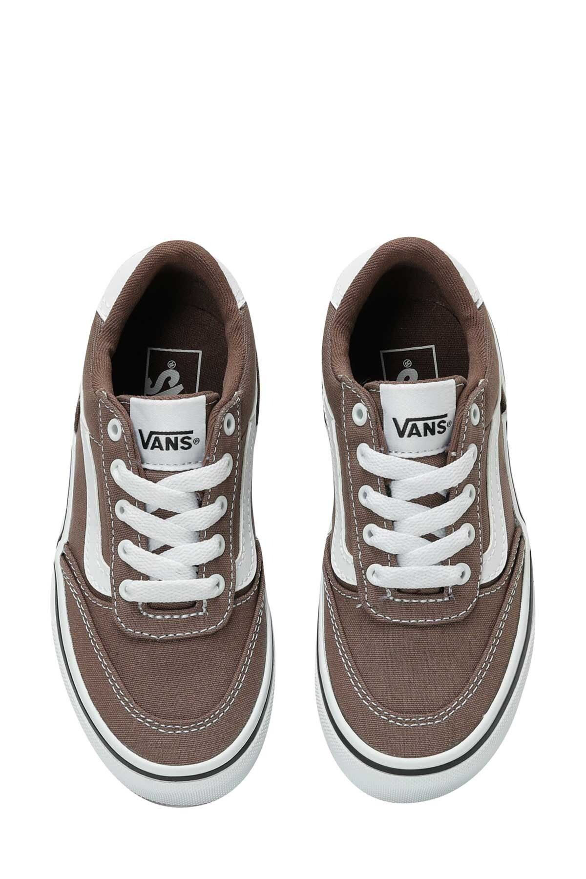 اسنیکر دخترانه و پسرانه بچگانه BROOKLYN LS BROWN یونیسکس KIDS کفش ورزشی Vans