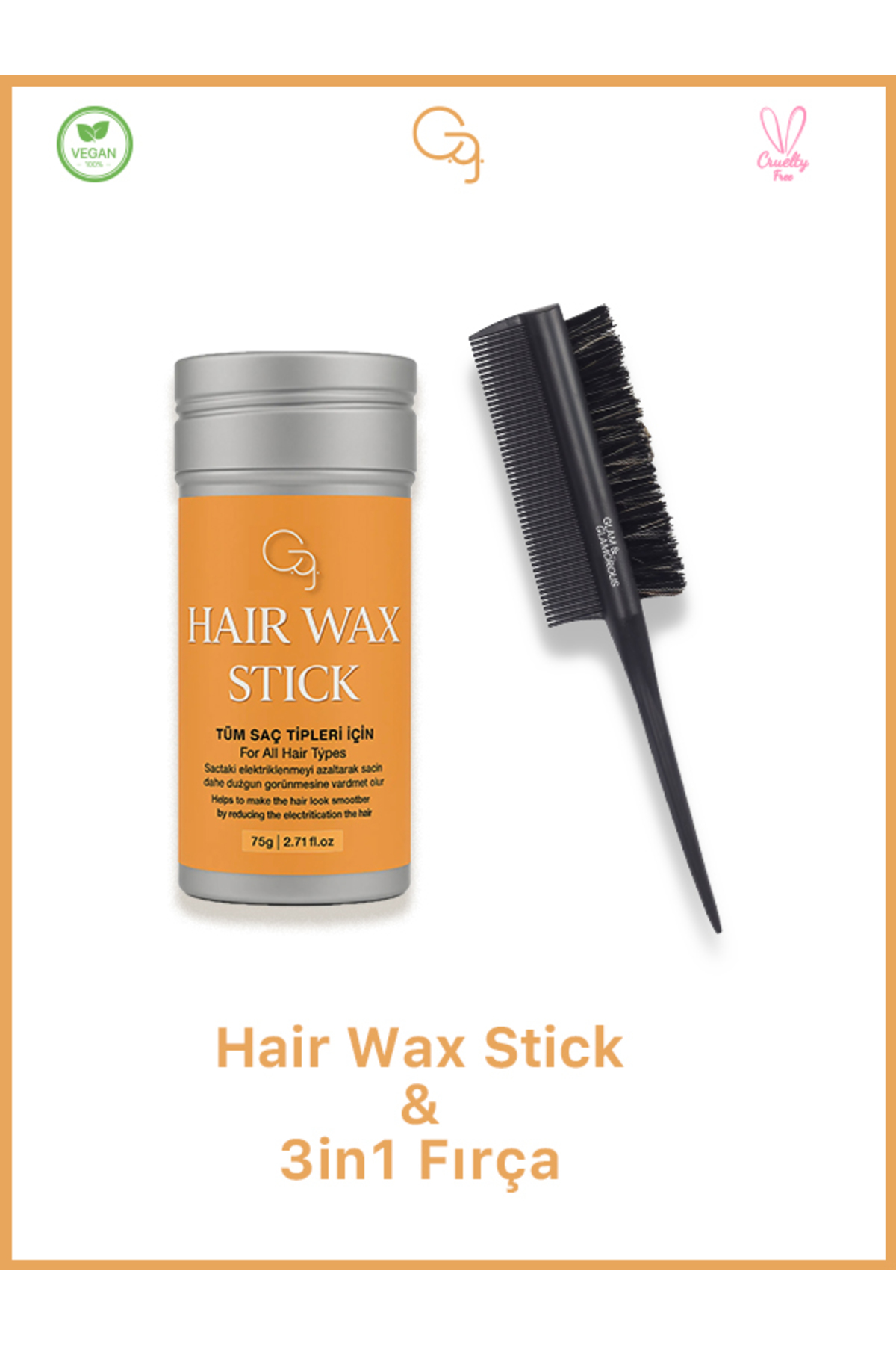 Stick Wax Ve 3 In 1 Topuz Fırçası — StickWax — تصویر 5 از 5
