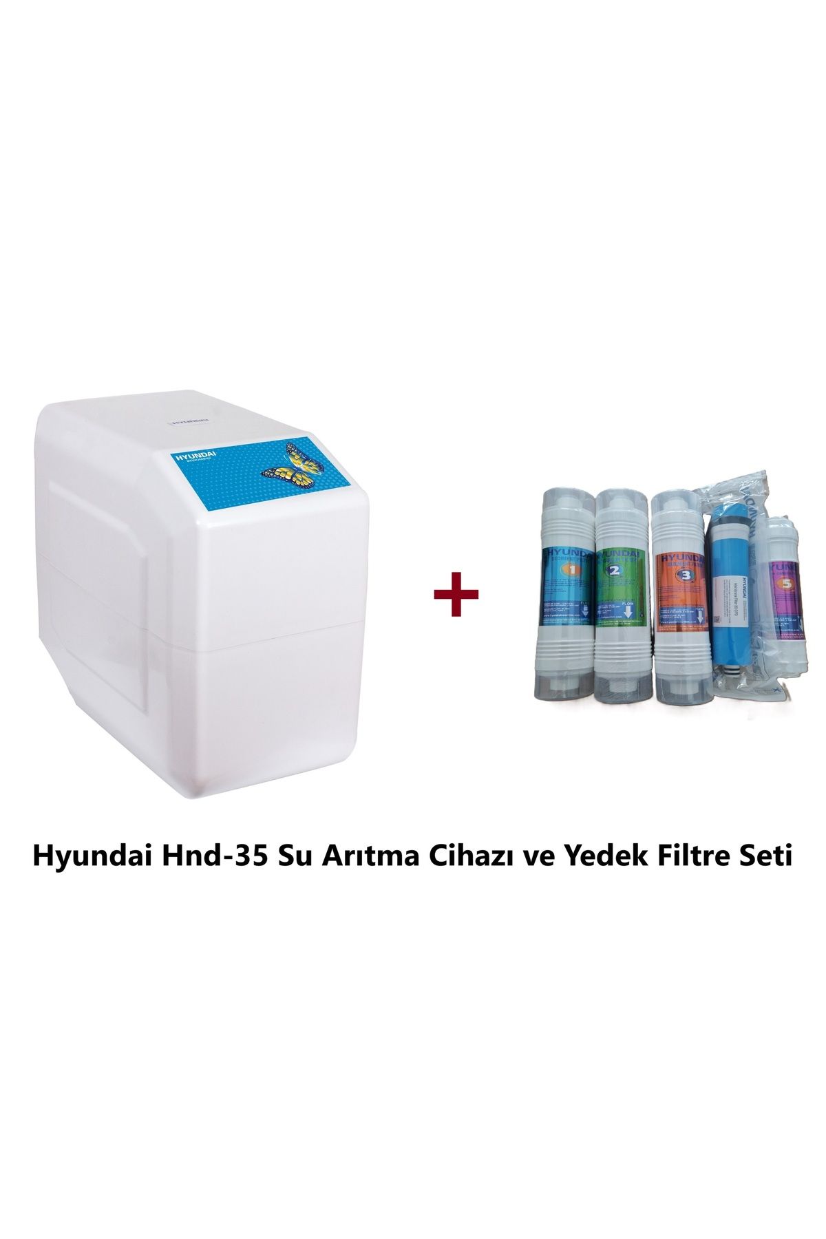 Hyundai Kapalı Kasa Hnd-35 Pompalı Motorlu Su Arıtma Cihazı 5 li Yedek Filtre Setiyle Berabe