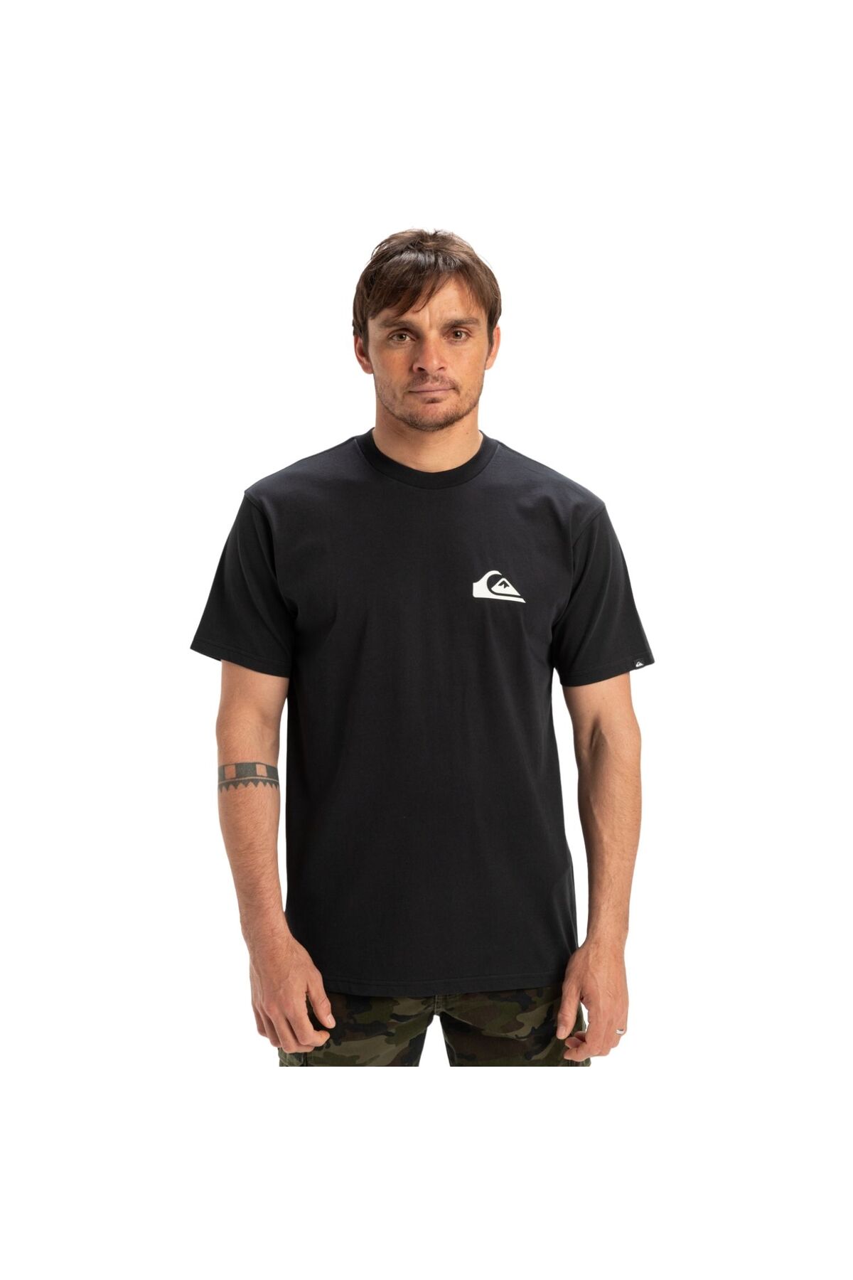 کوییک سیلور تی شرت مردانه فاین‌لاین مشکی EQYZT08062