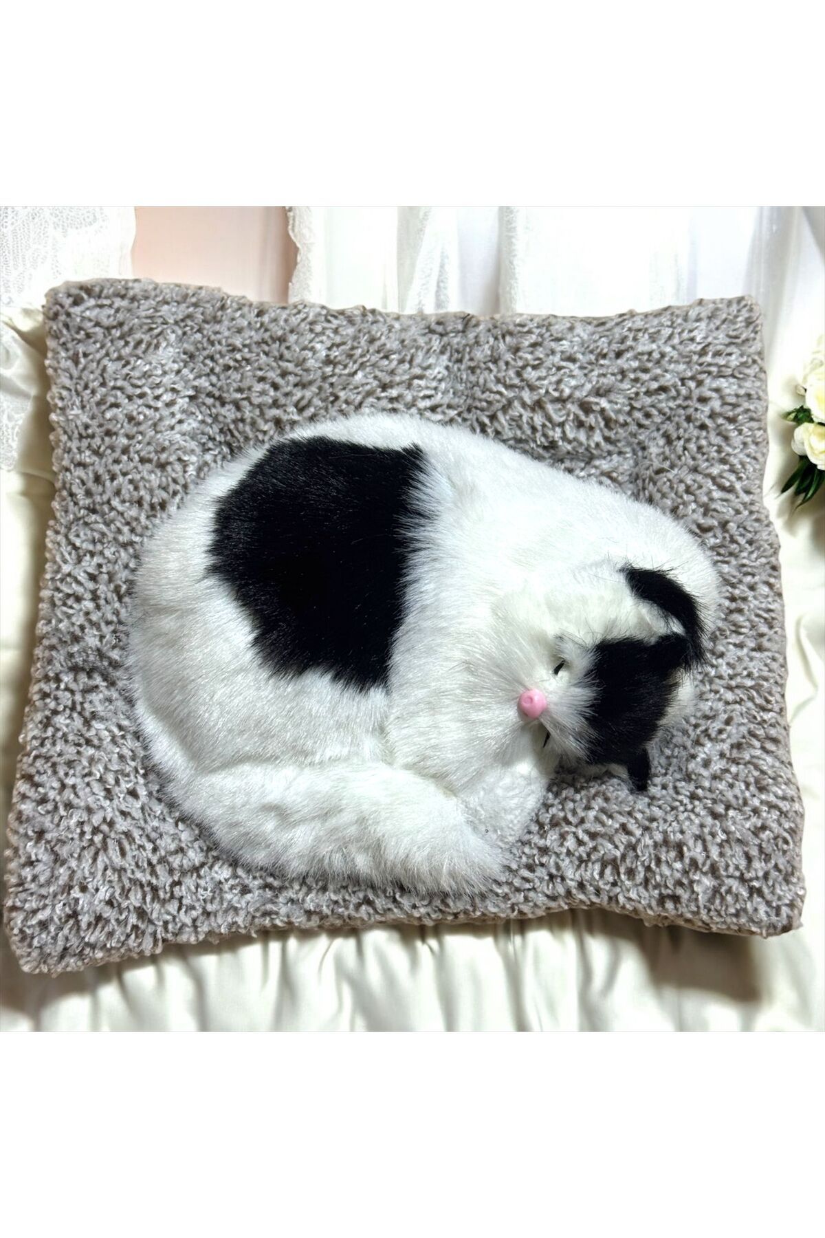 Roxir ROXİR UYUYAN PELUŞ KEDİ 4 FARKLI REKLİ