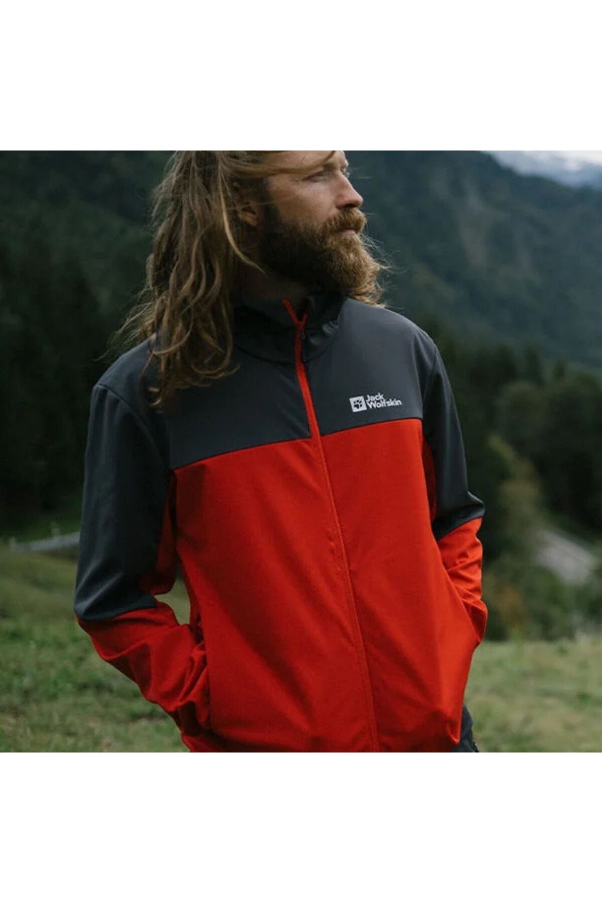 Jack Wolfskin-جاك ولفسكين فيلدبيرج هوديي للرجال سوفتشيل للرجال A63970 7