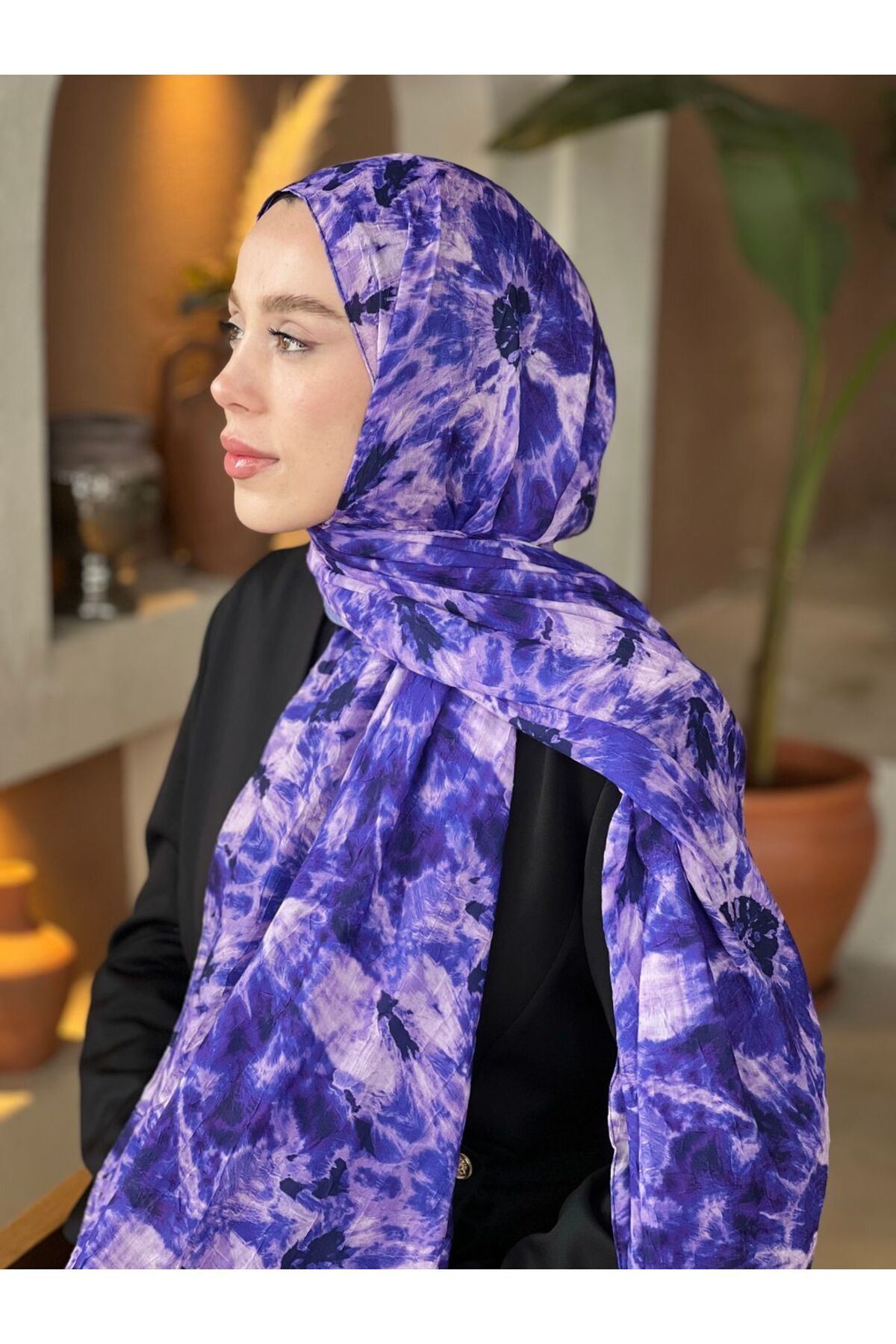 Modakaşmir-Loop Pattern Bamboo Shawl 2