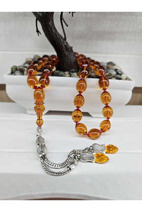 Zikir Tesbih Ateş Kehribar Tesbih, Zirkon taşlı Ahşap Kutulu Seri, Sıkma Kehr...