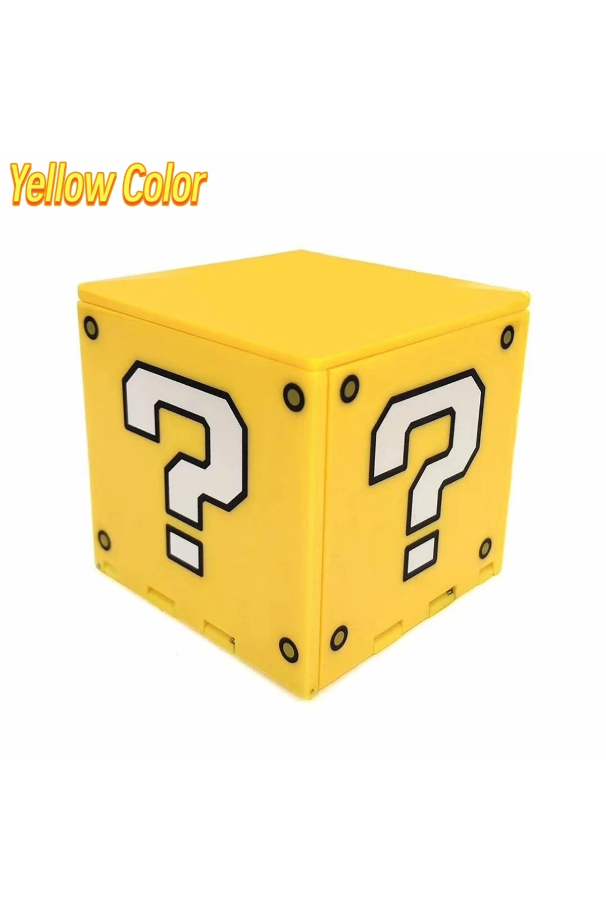 Choice-Yellow Foldable 16 Slots Game Cards Box for NS Switch Game Cartridge Square Portable Storage Box for 1