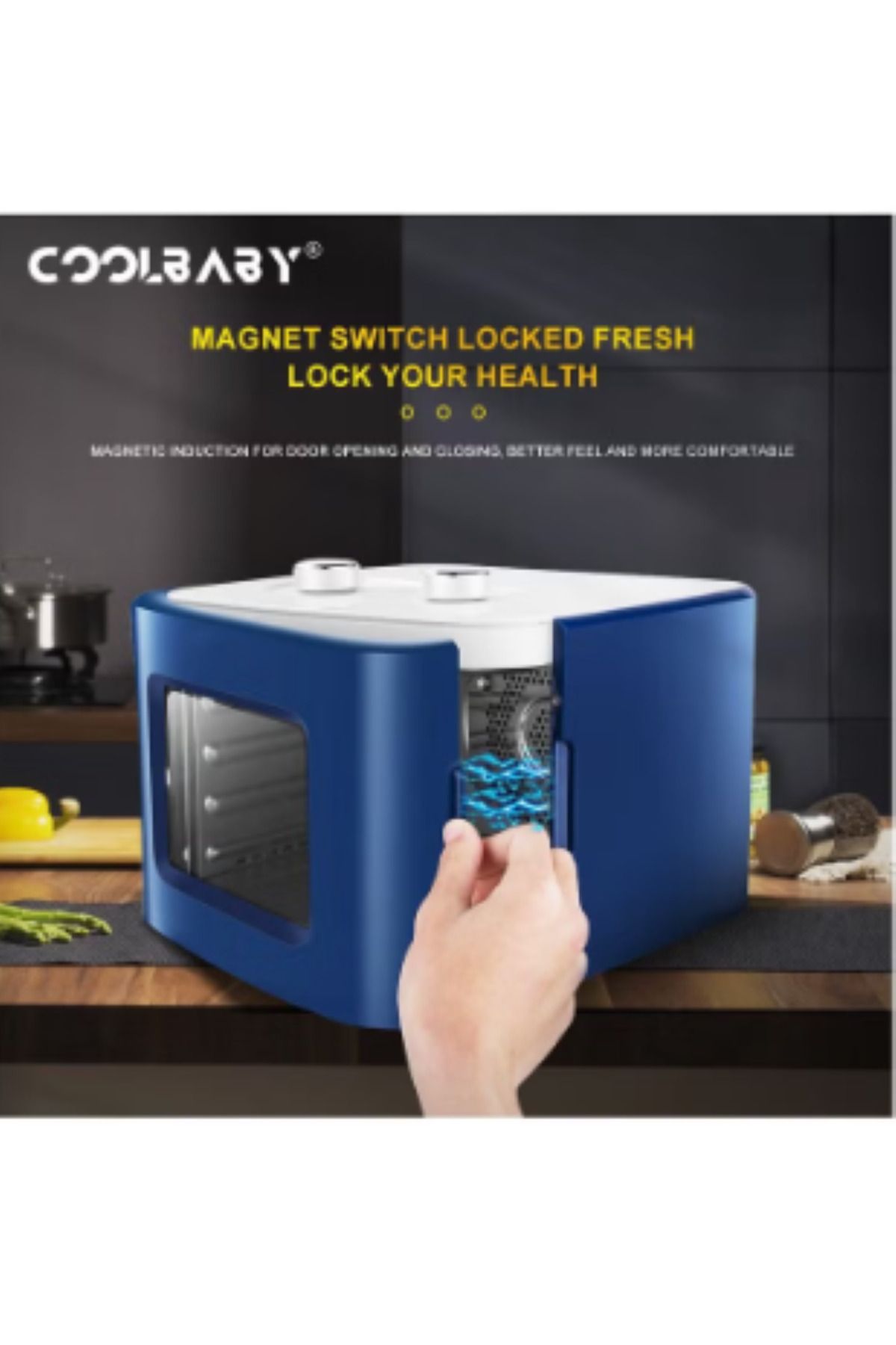 Cool Baby Gıda Kurutma Makinesi, Dijital Ayarlanabilir Zamanlayıcı ve Sıcaklık Kontrolü