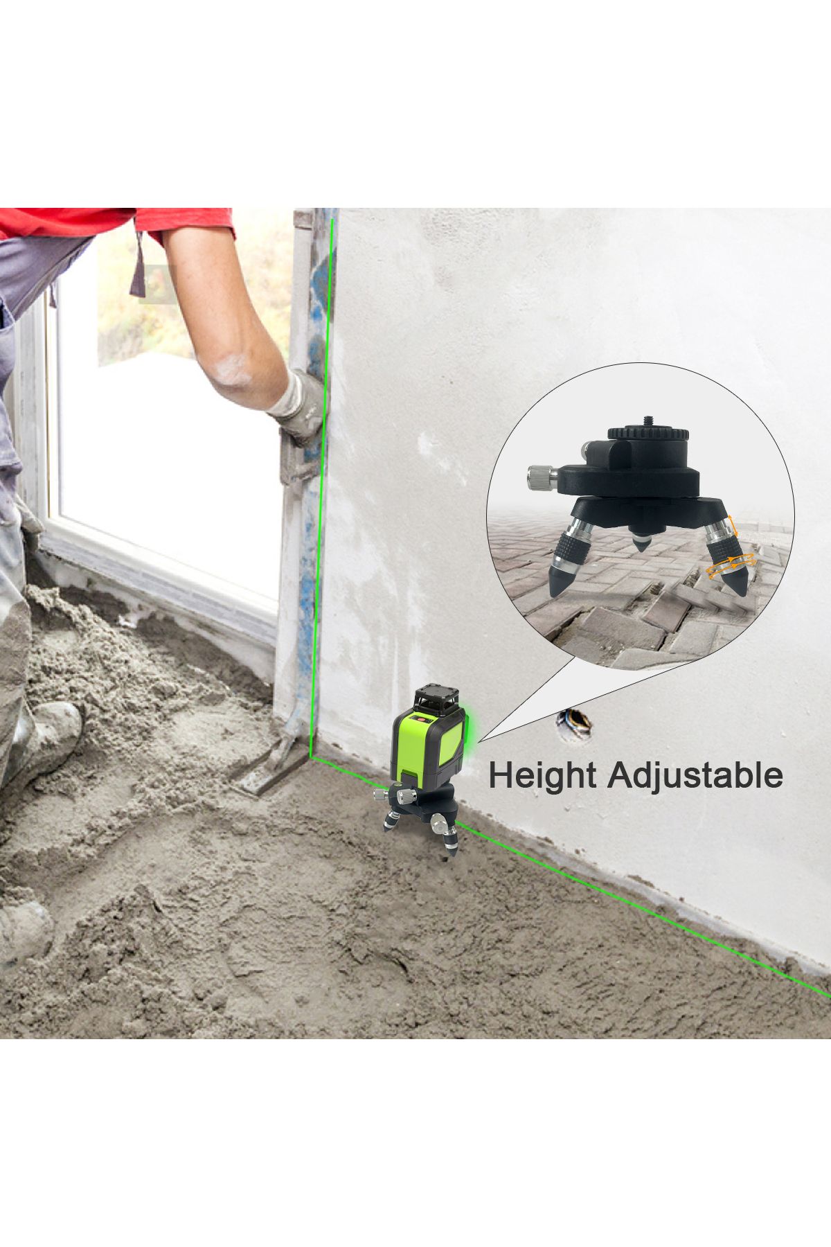 Choice-laser level Metal Base 360 Rotation Adjustment Tripod Bracket Base for 1/4- or 5/8-inch interface... 4