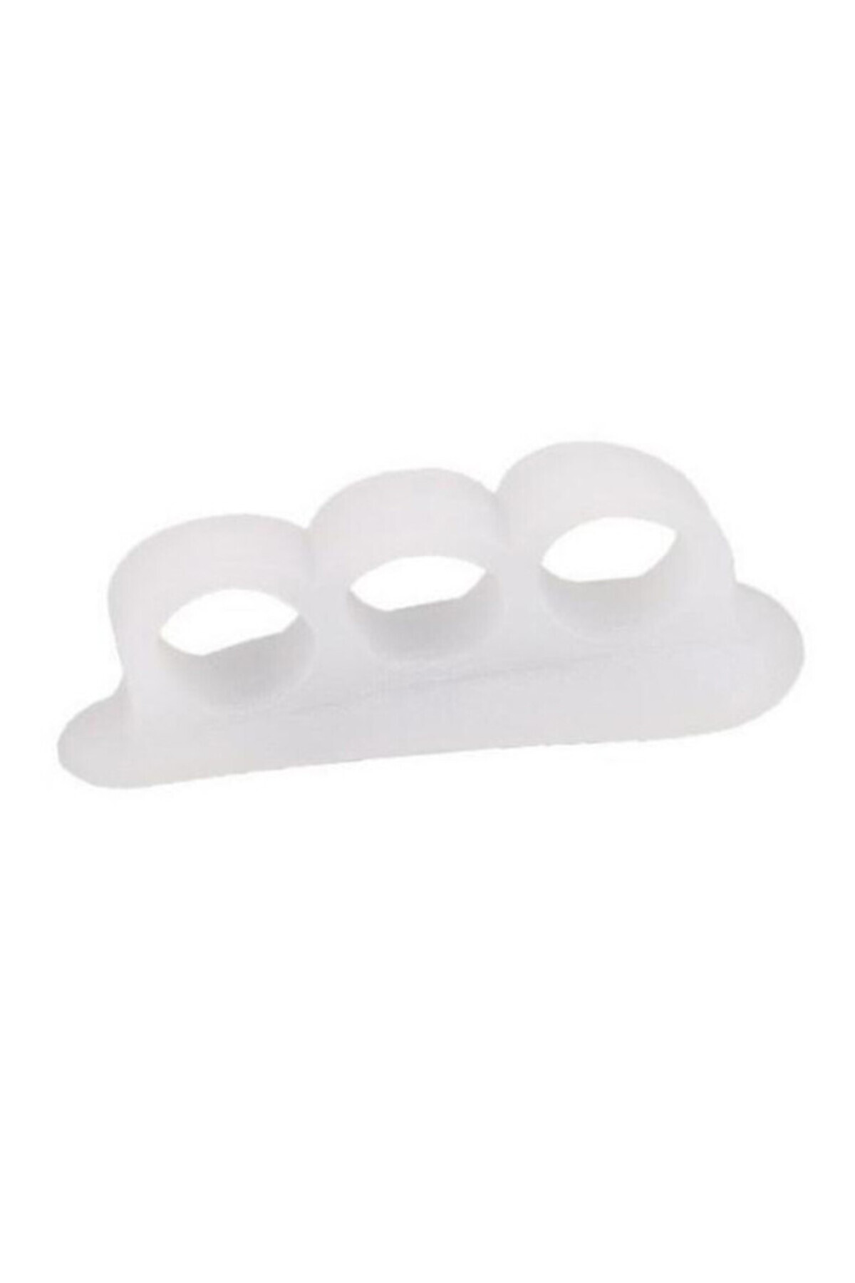 Choice-white 1Pair Silicone Gel Hammer Toe Straightener Corrector For Curled Toes Feet Foot Care Adjuster 1