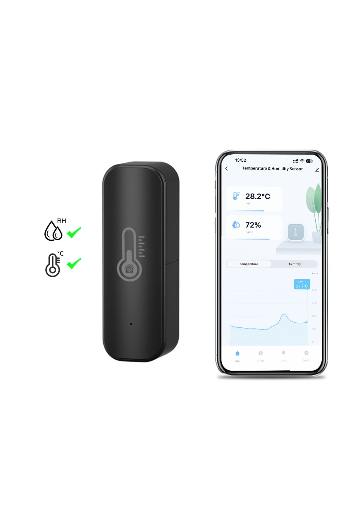 Choice-WiFi Tuya WiFi Temperature And Humidity Sensor WiFi APP Remote Monitor For Smart Home Var SmartLife 1