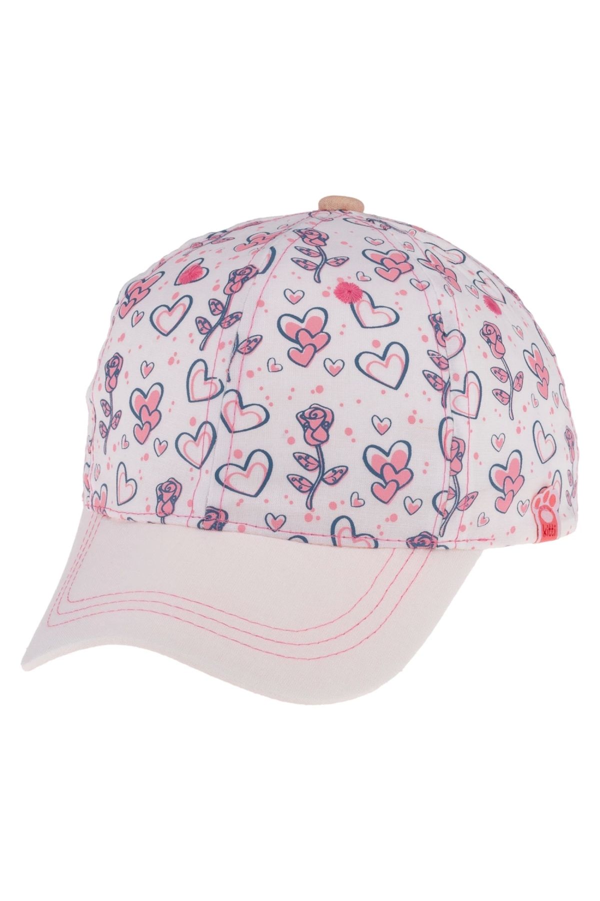Marsilyan Kitti Bebe Kız Şapka (1-3 Yaş) Y24100-05 Beyaz