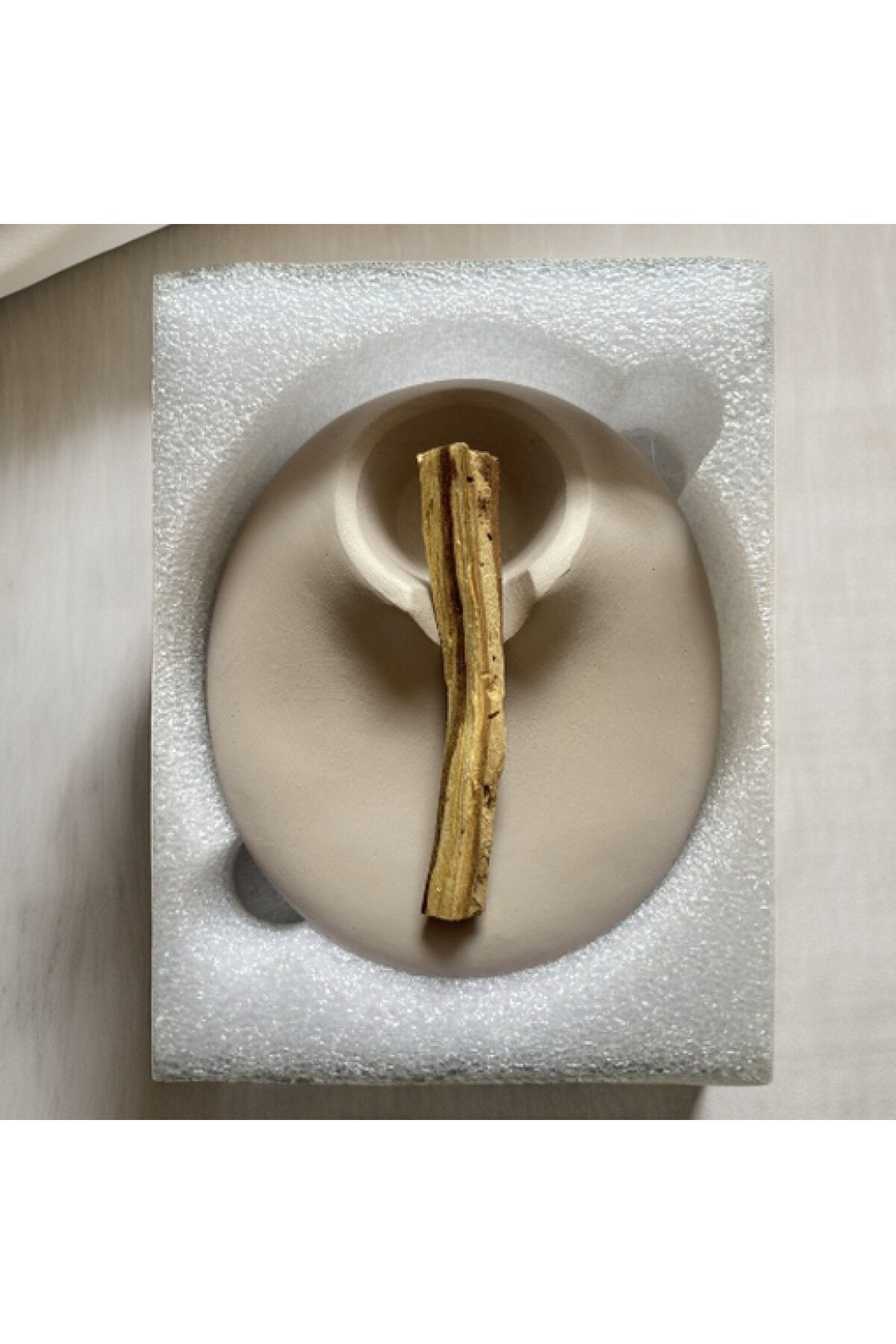 Choice-14.5x12.5x3.5cm mise Cement Palo Santo Holder - Peru Palo Santo Sage Burning Dish Tray - Meditation 1